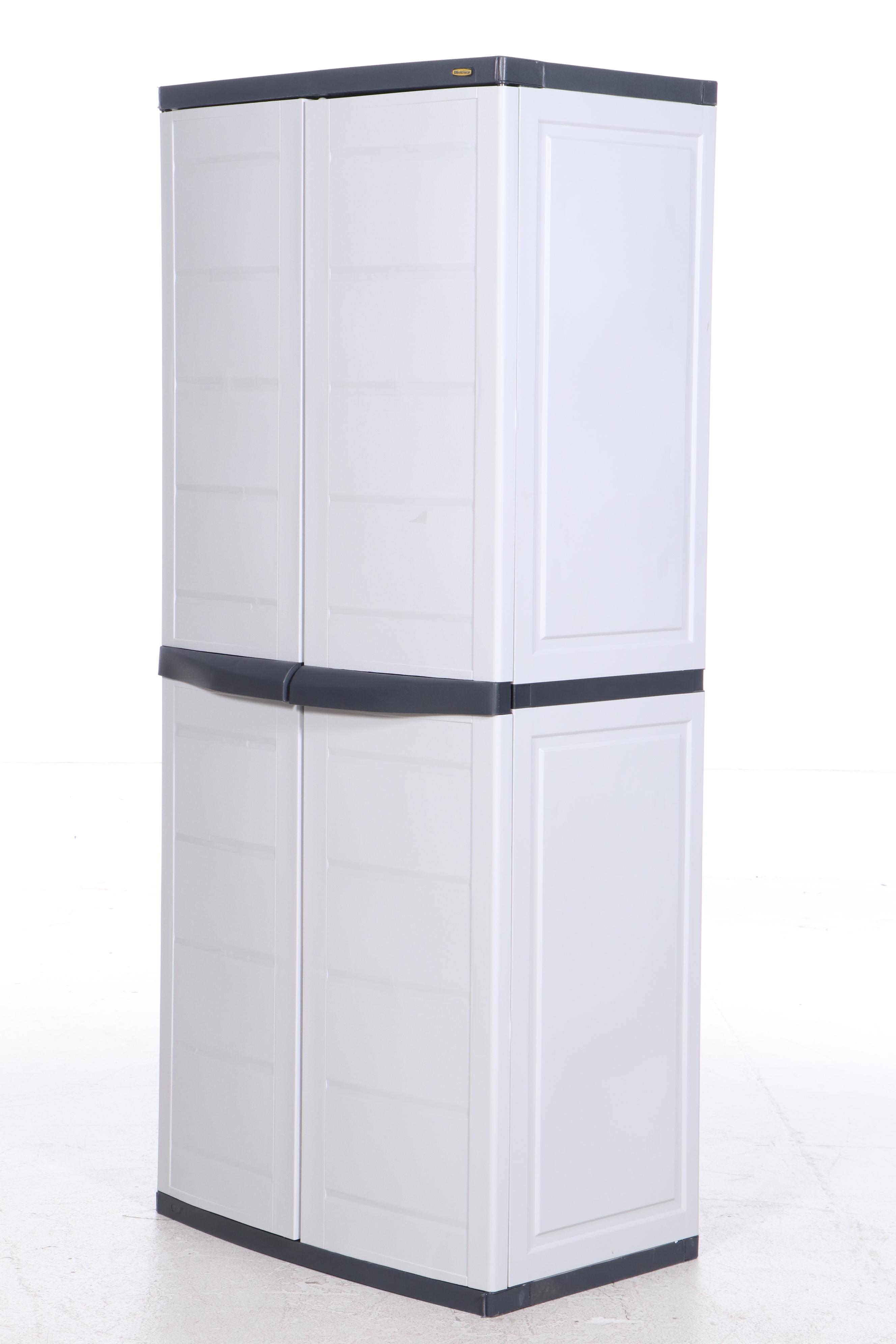 Two Workforce Heavy Duty Garage Storage Cabinets