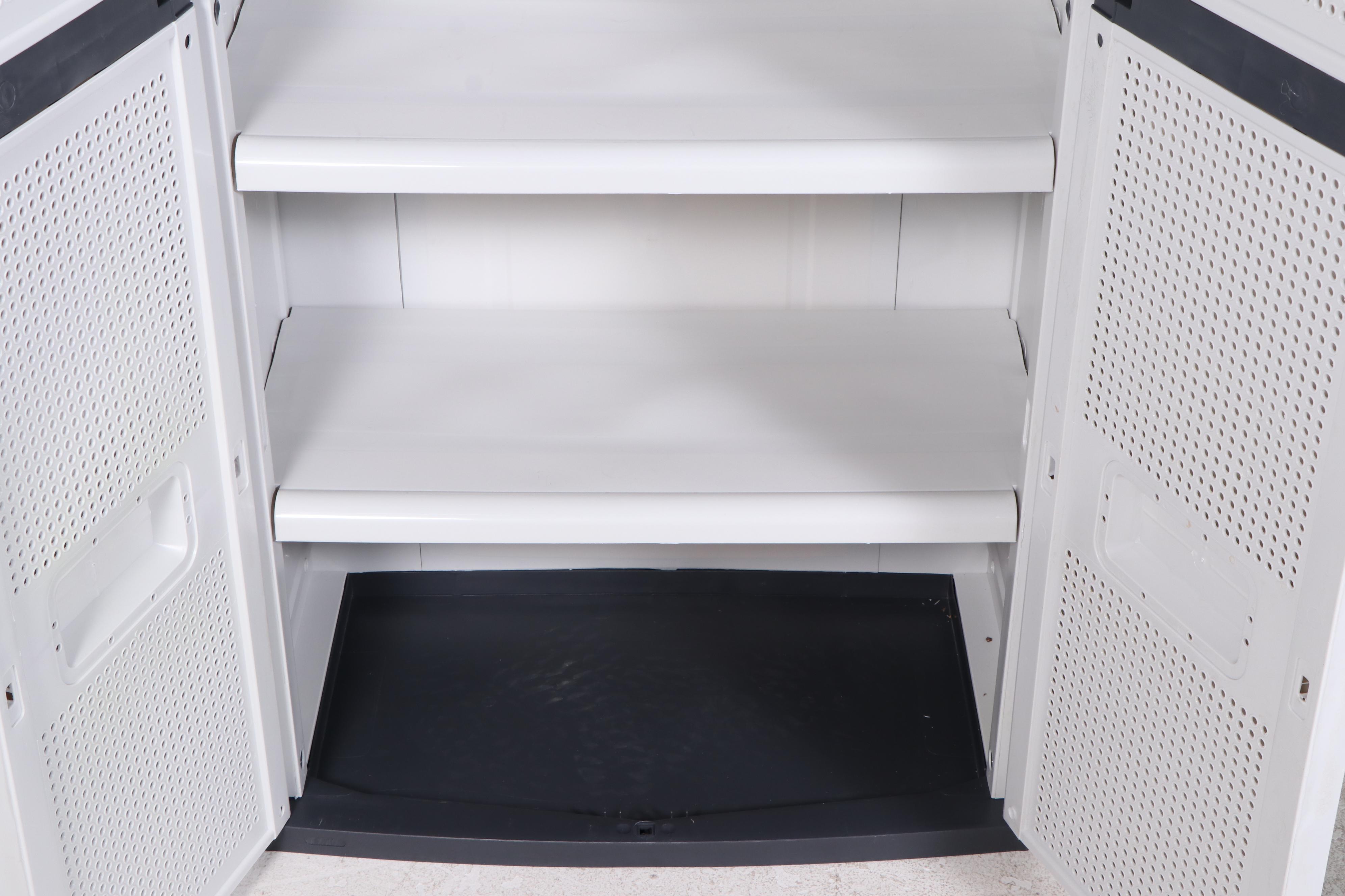 Two Workforce Heavy Duty Garage Storage Cabinets