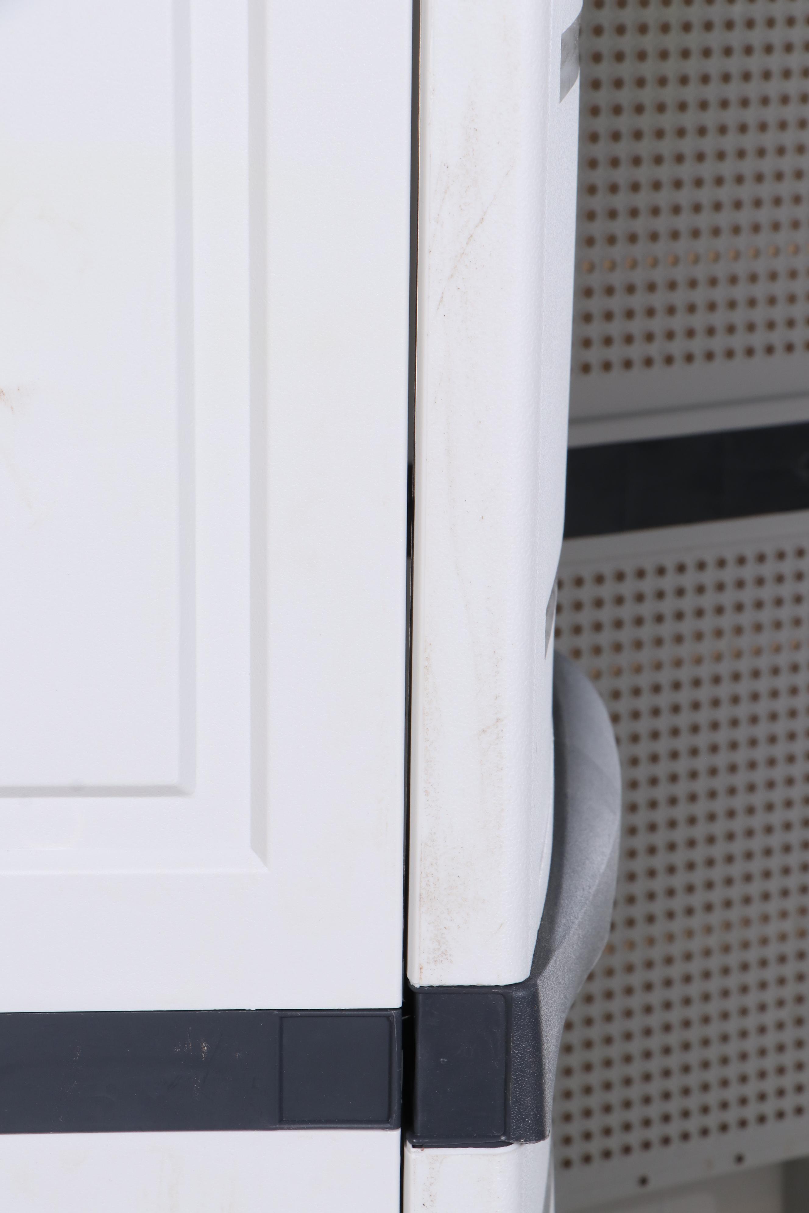 Two Workforce Heavy Duty Garage Storage Cabinets