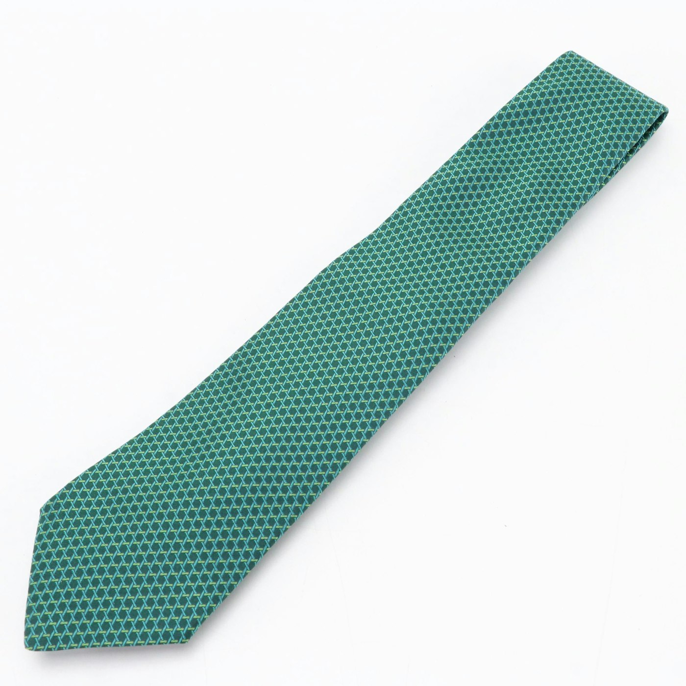 Salvatore Ferragamo Hand-Stitched Silk Necktie | EBTH