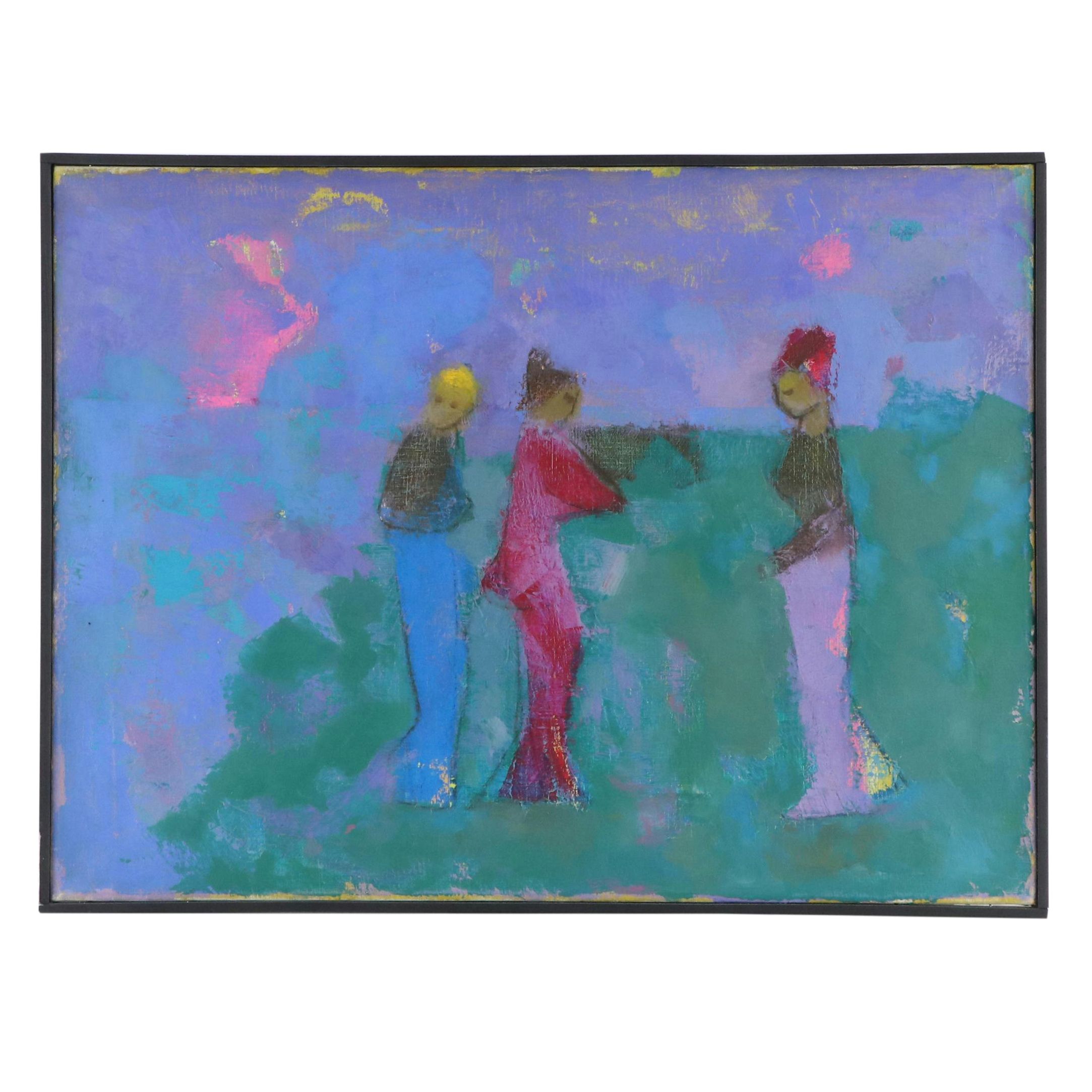 Martin Friedman Figurative Oil Painting "Opus #15"