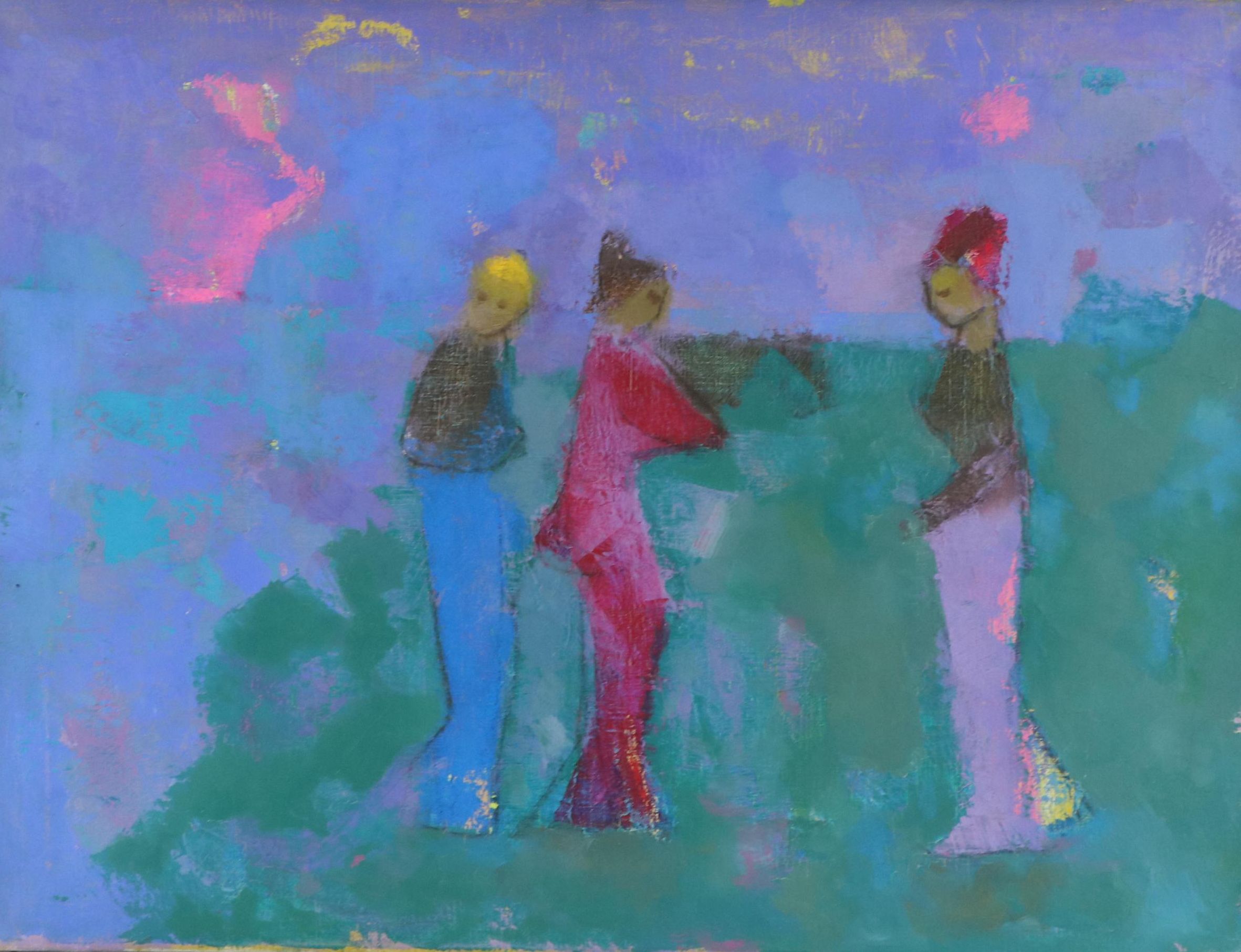 Martin Friedman Figurative Oil Painting "Opus #15"