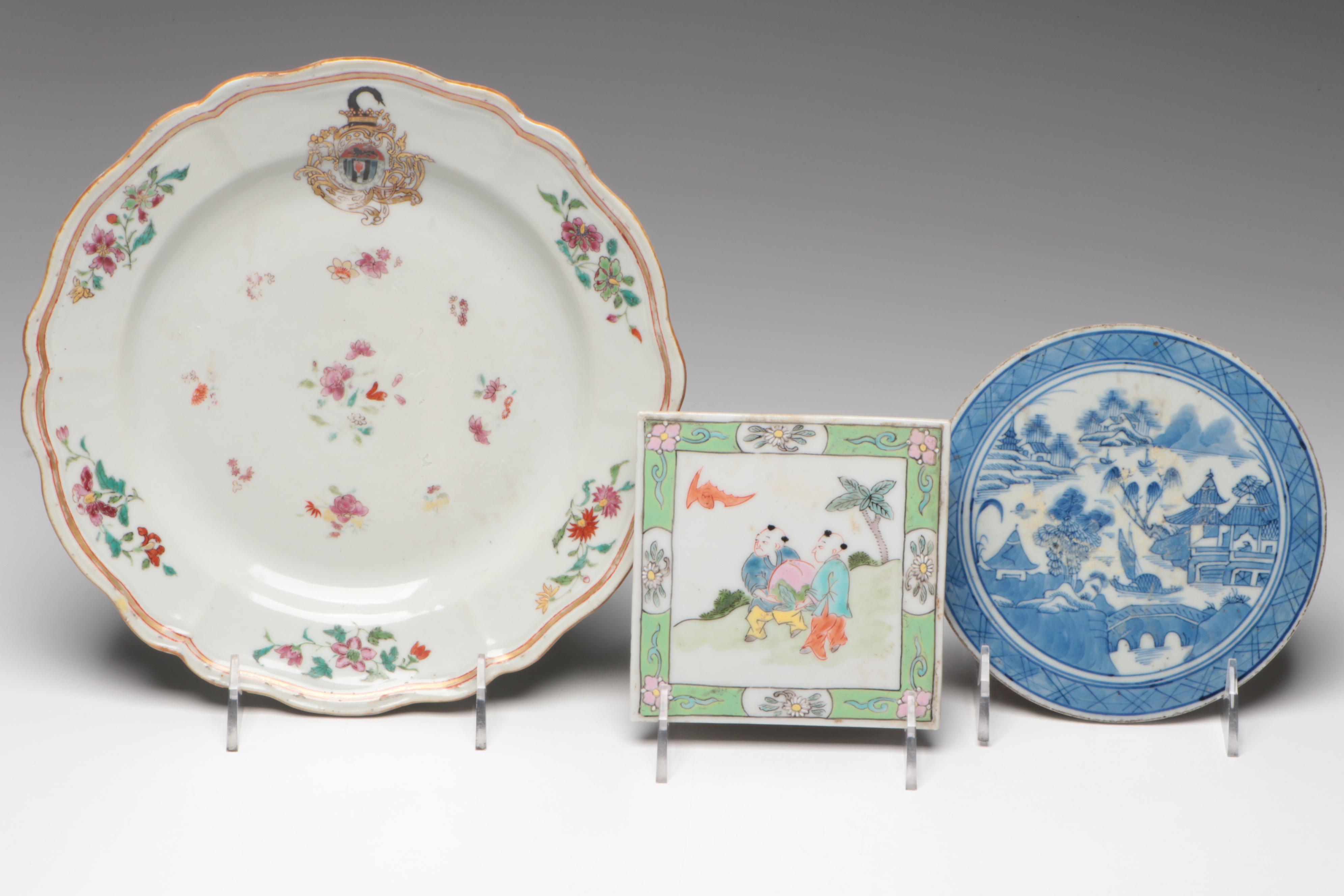 Group of Chinese Porcelain, 19th and  Early 20th Century