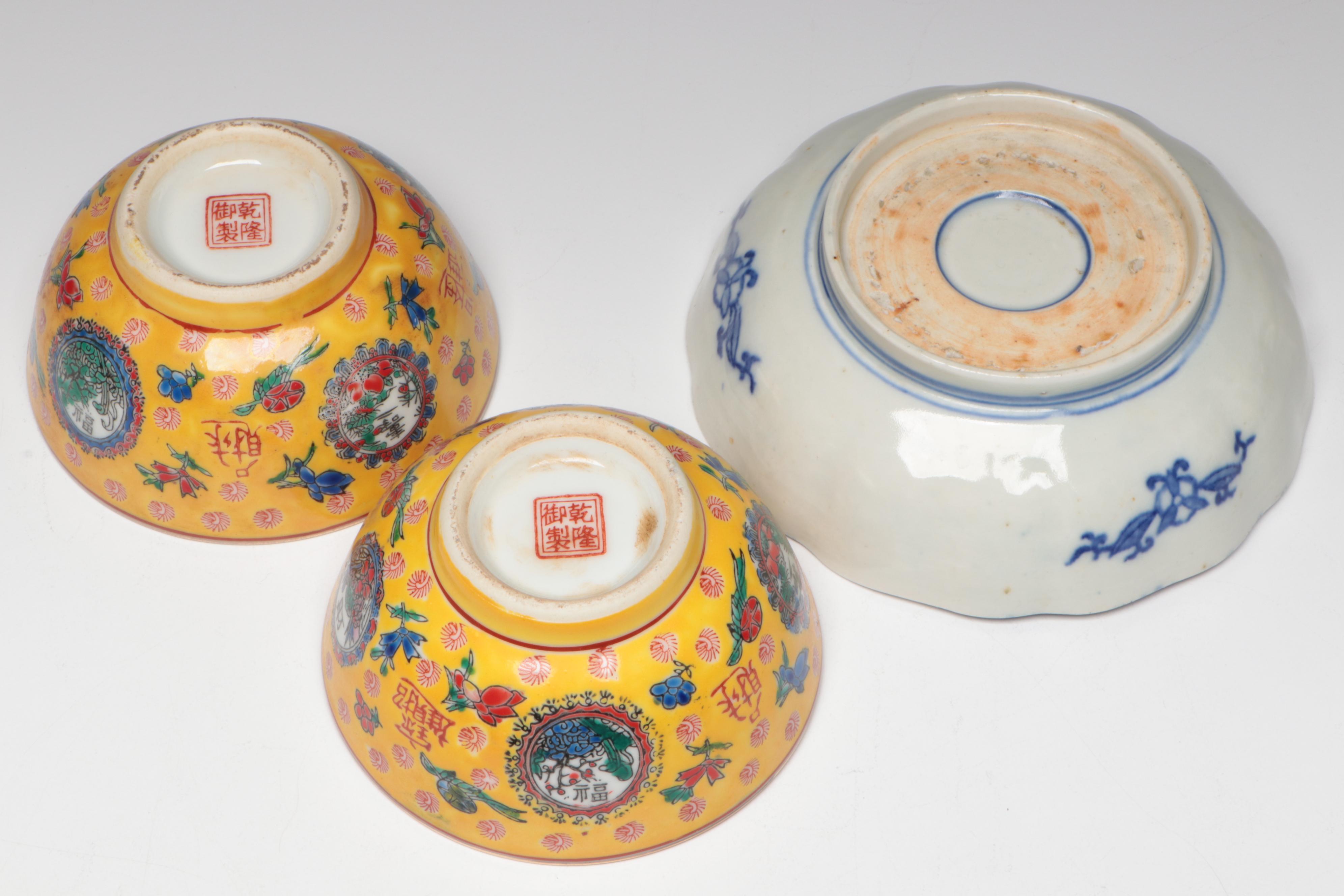Group of Chinese Porcelain, 19th and  Early 20th Century