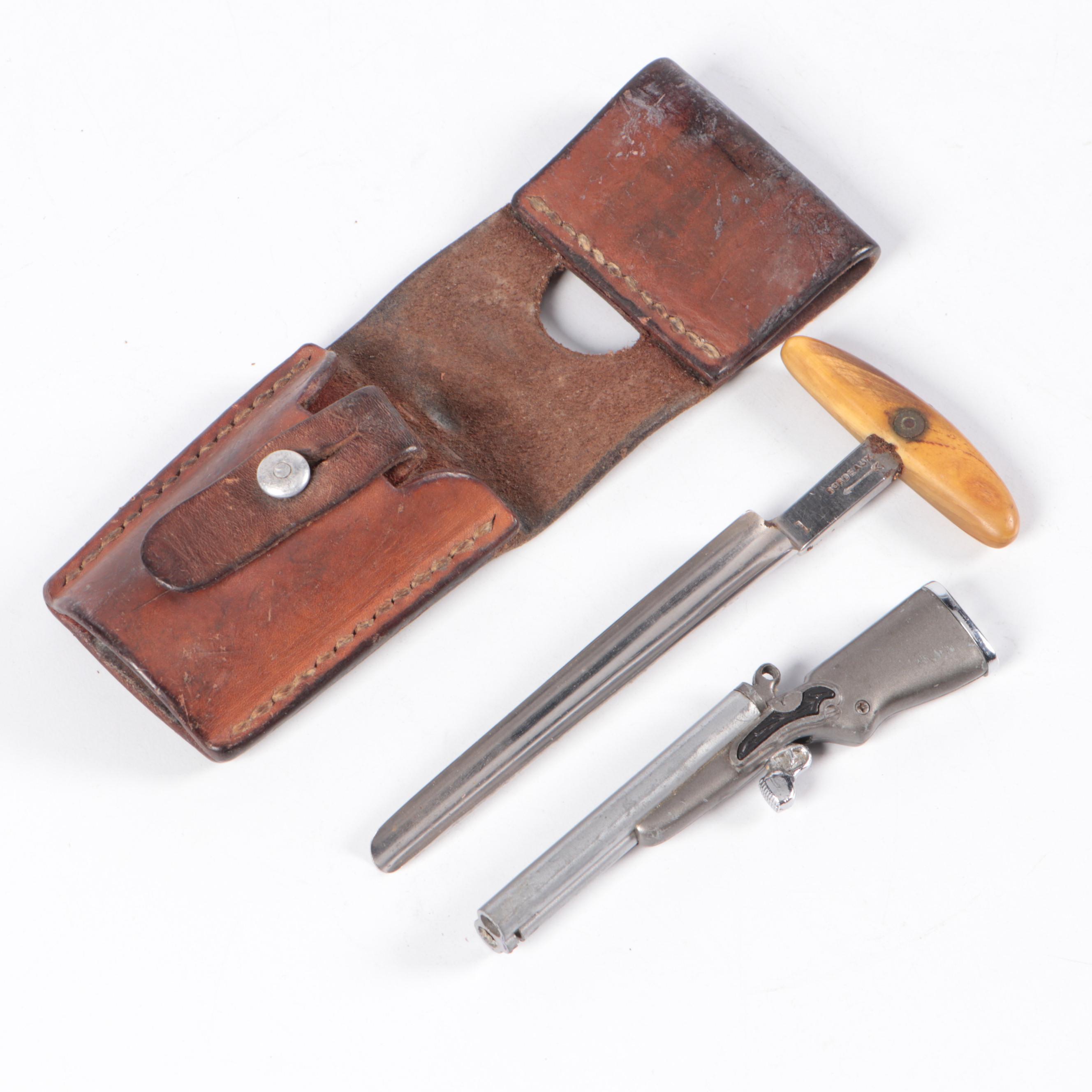 Snap-On 60th Anniversary Pocketknife with Uncle Henry Fixed Blade Knife, More