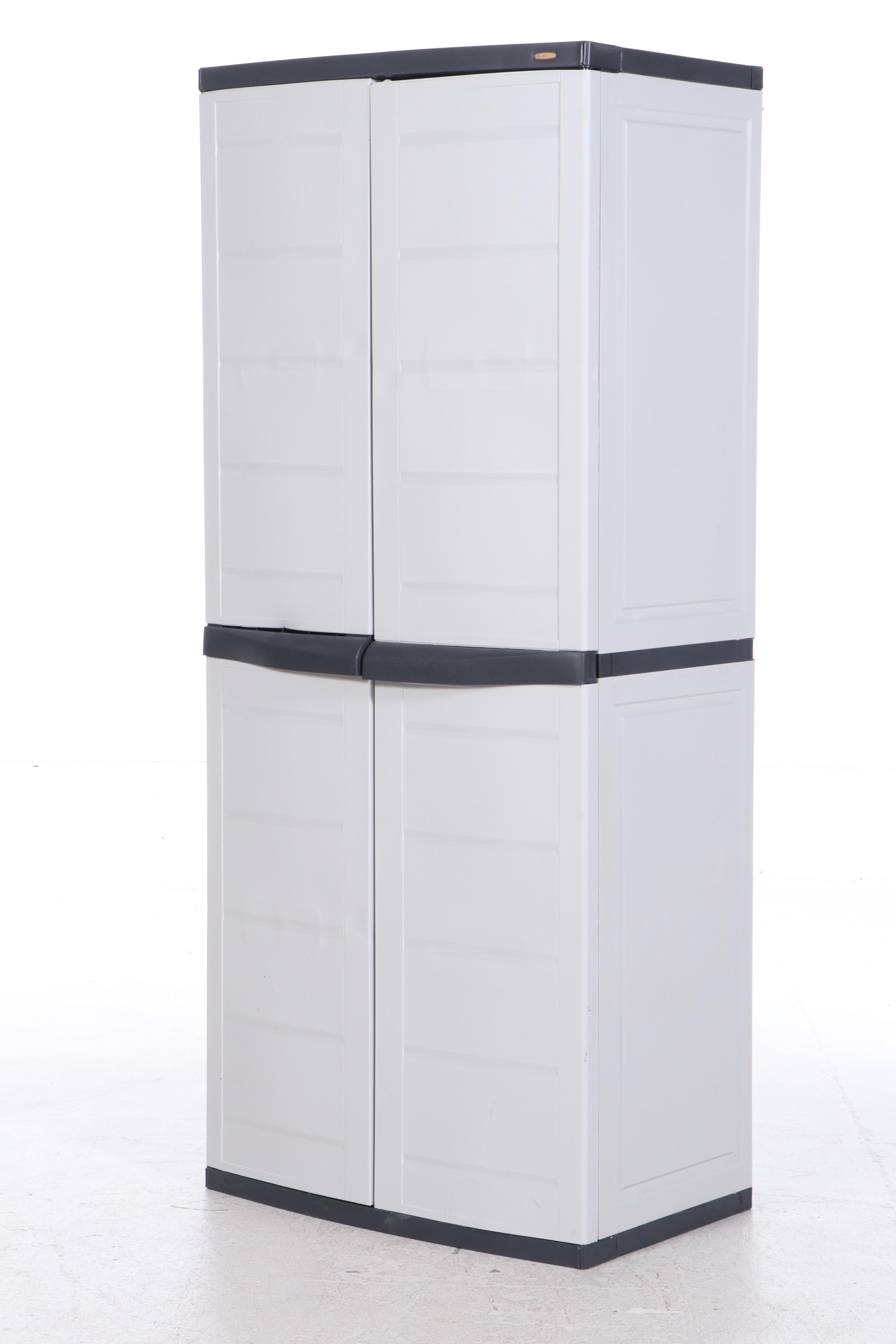 Two Workforce Heavy Duty Garage Storage Cabinets