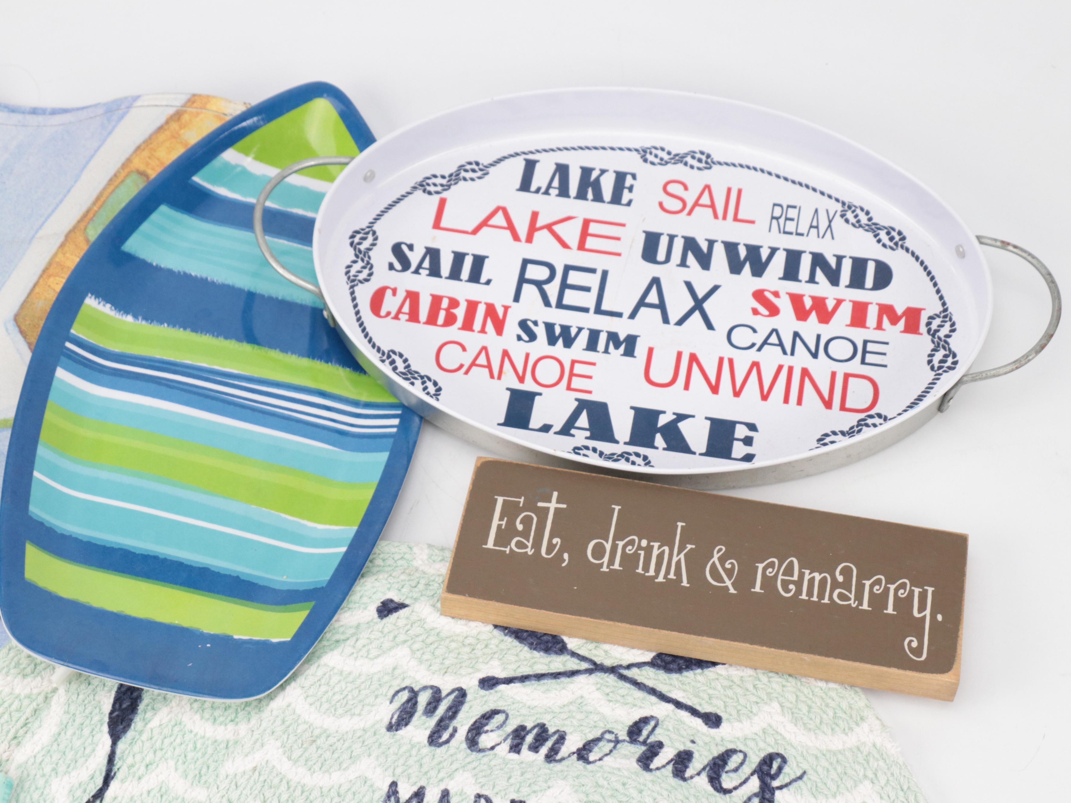 Creative Products Inc. Composite Sign with Ashland Metal Tray and More