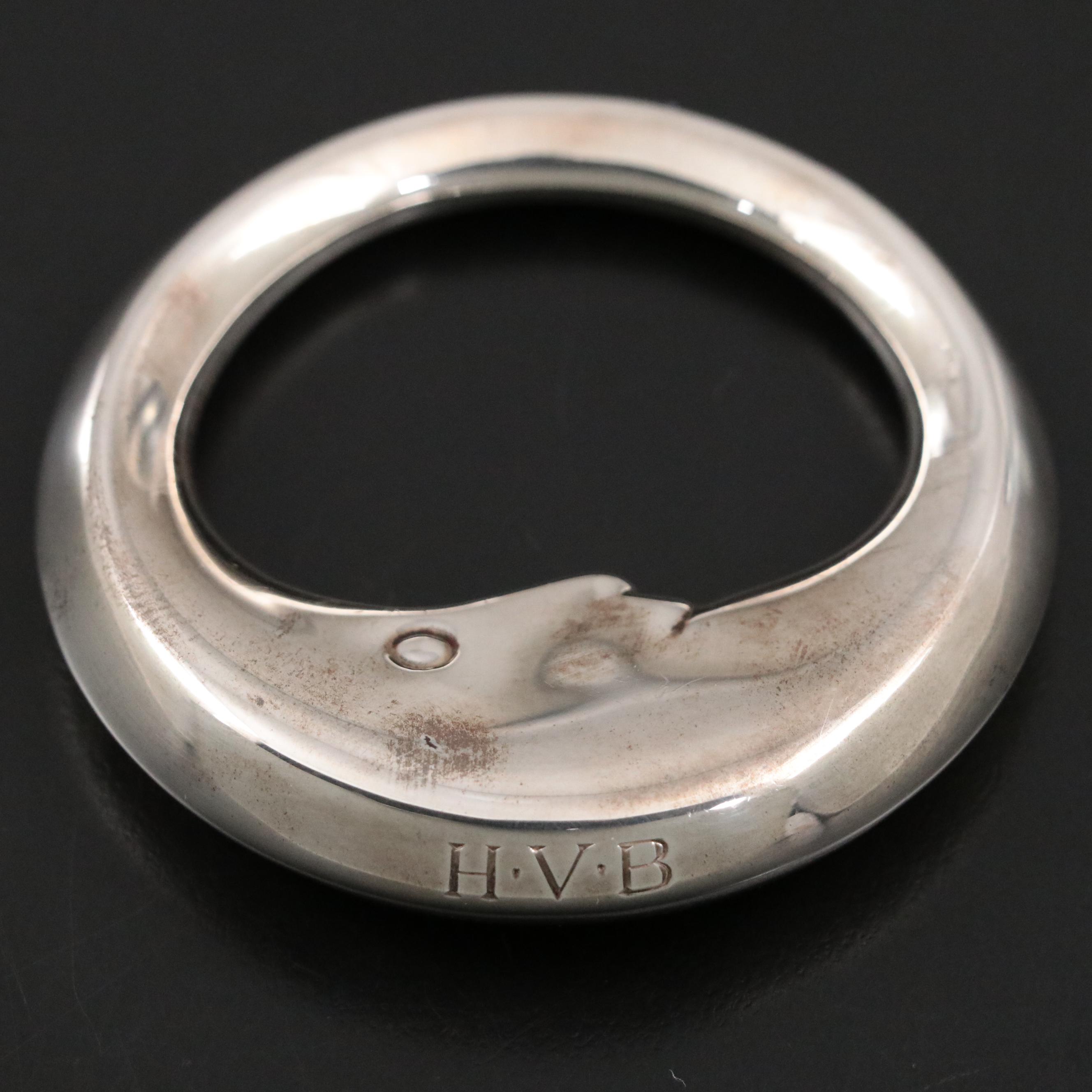 Tiffany & Co. "Man in the Moon" Sterling Silver Baby Rattle, 2008-2023