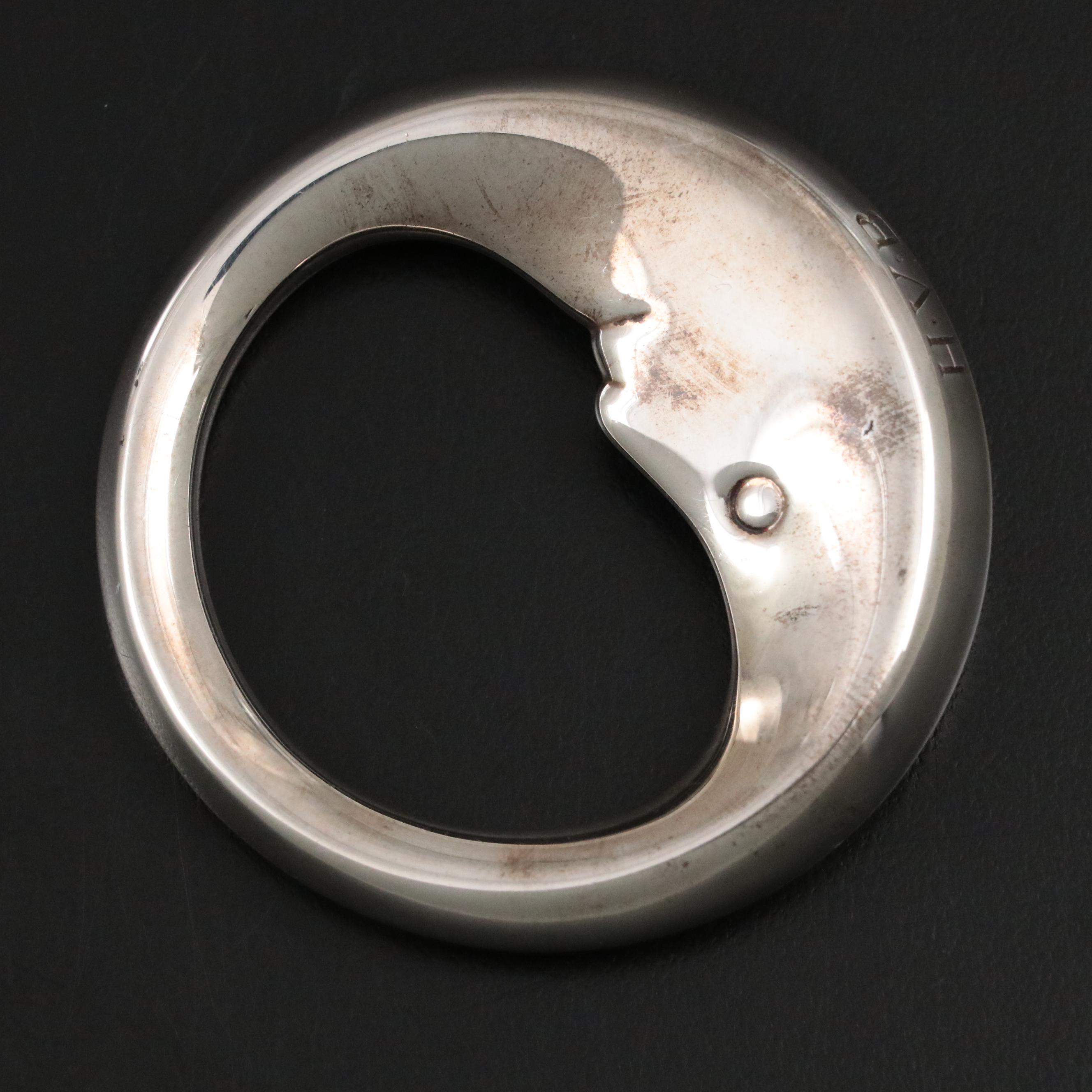 Tiffany & Co. "Man in the Moon" Sterling Silver Baby Rattle, 2008-2023
