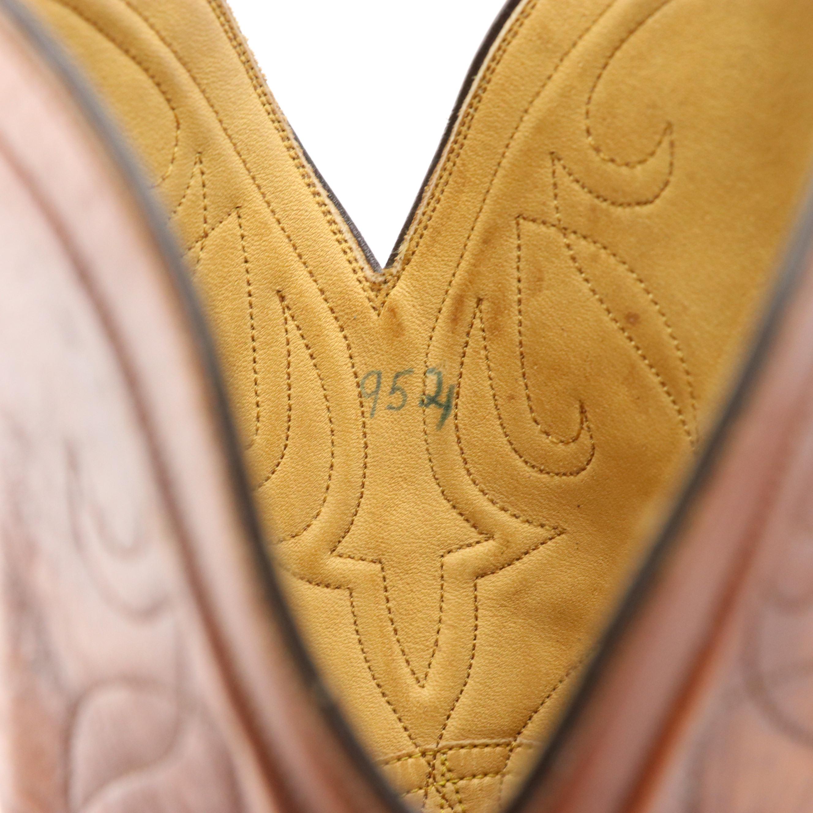 Men's Biltrite Neoprene Western Style Boots in Brown Leather