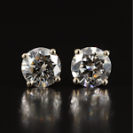 14K 0.75 CTW Lab Grown Diamond Stud Earrings