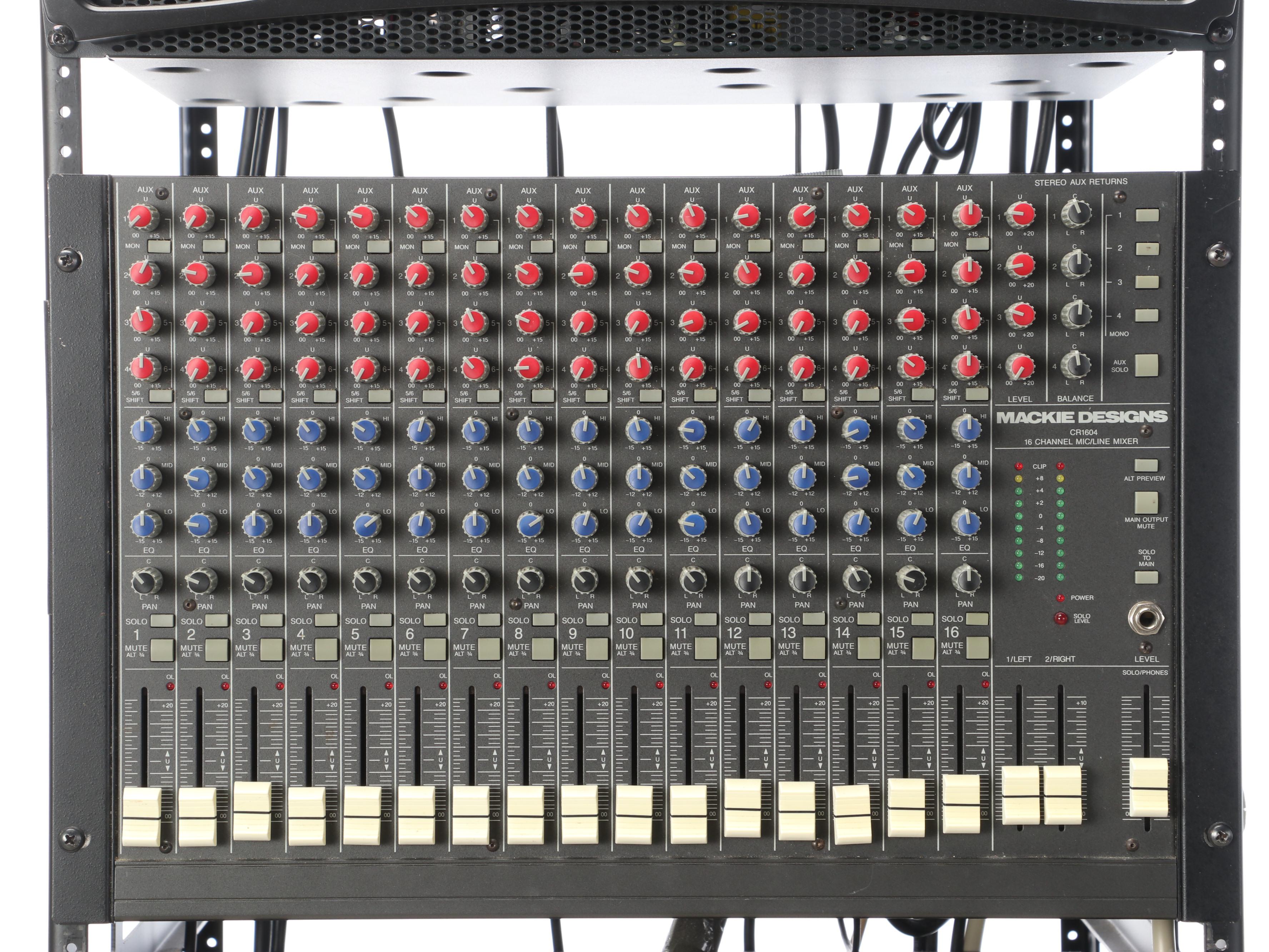 Peavey 701R Mixer, Crown, dbx, DOD and More Sound Components with Rack