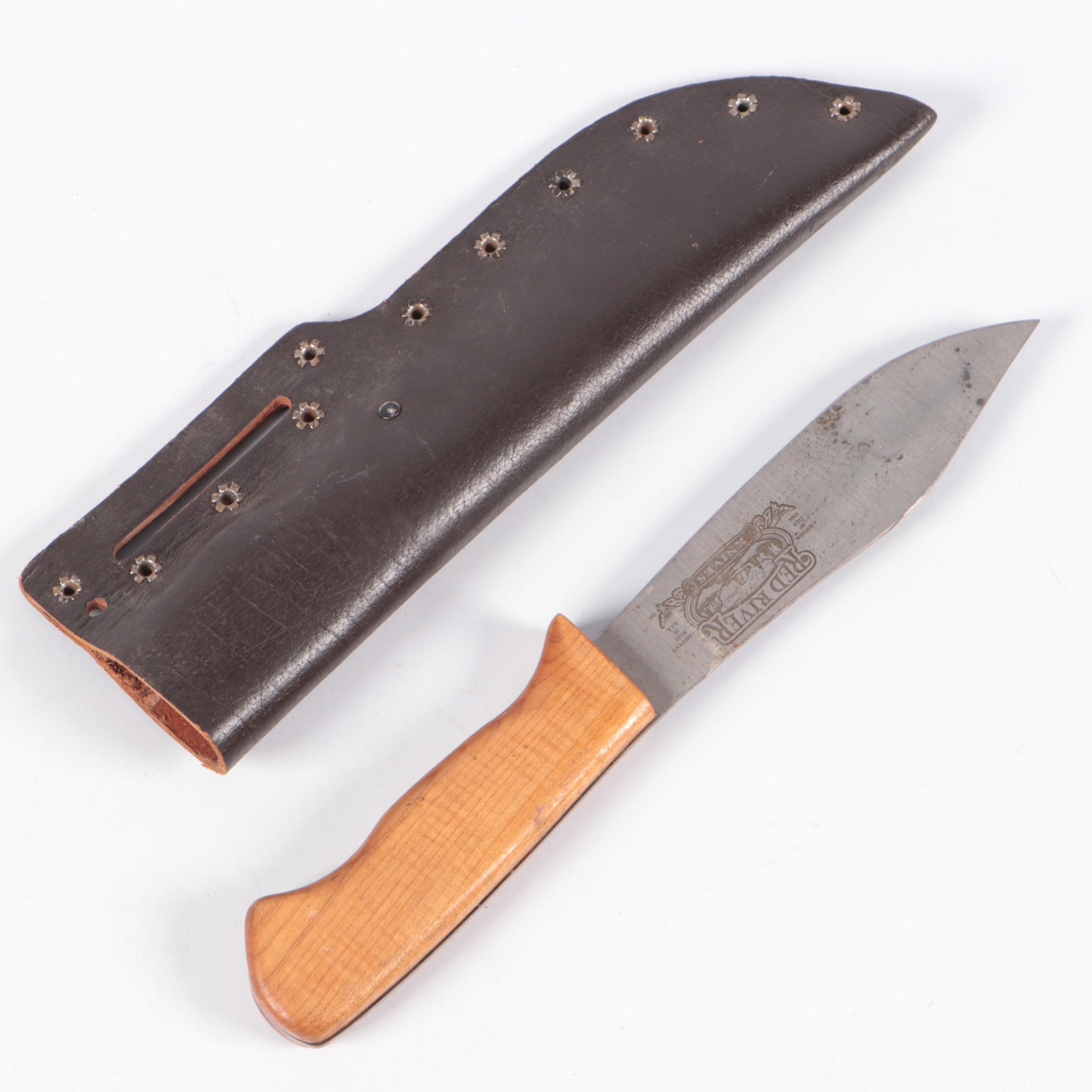 Red River and Kinfolks Fixed Blade Knives with Sheaths and More