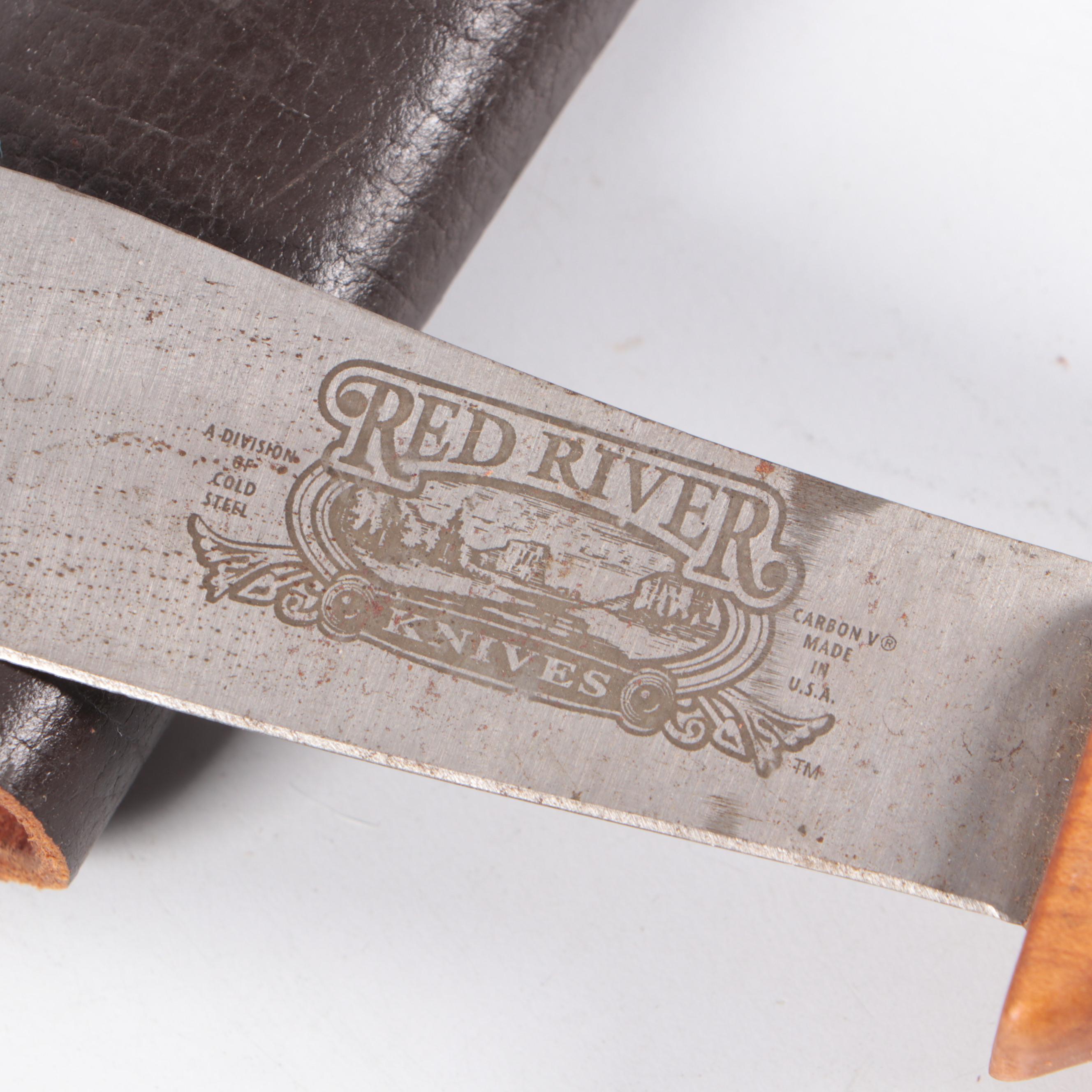 Red River and Kinfolks Fixed Blade Knives with Sheaths and More