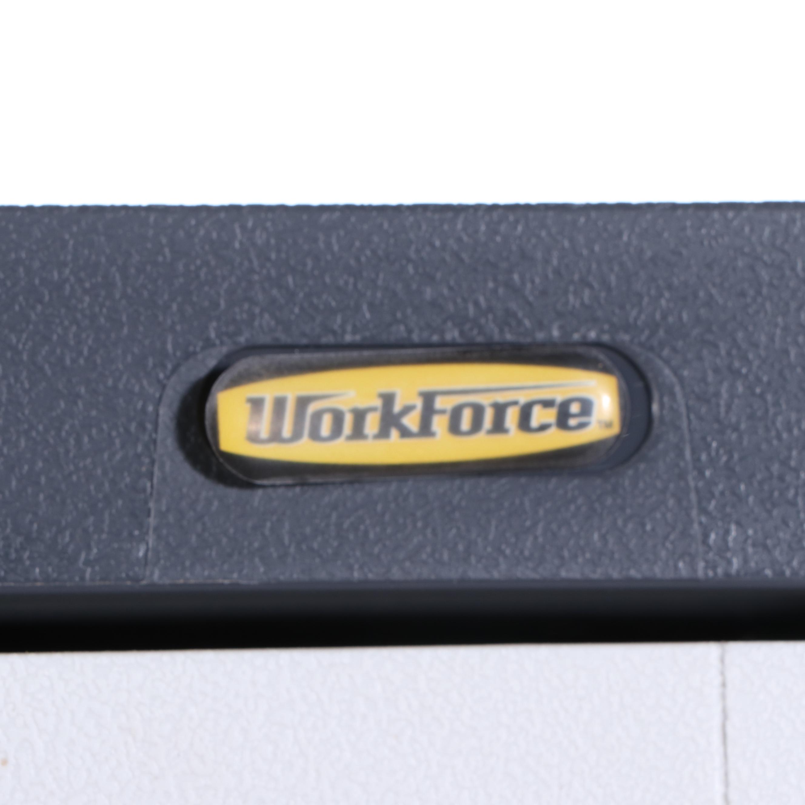 Two Workforce Heavy Duty Garage Storage Cabinets