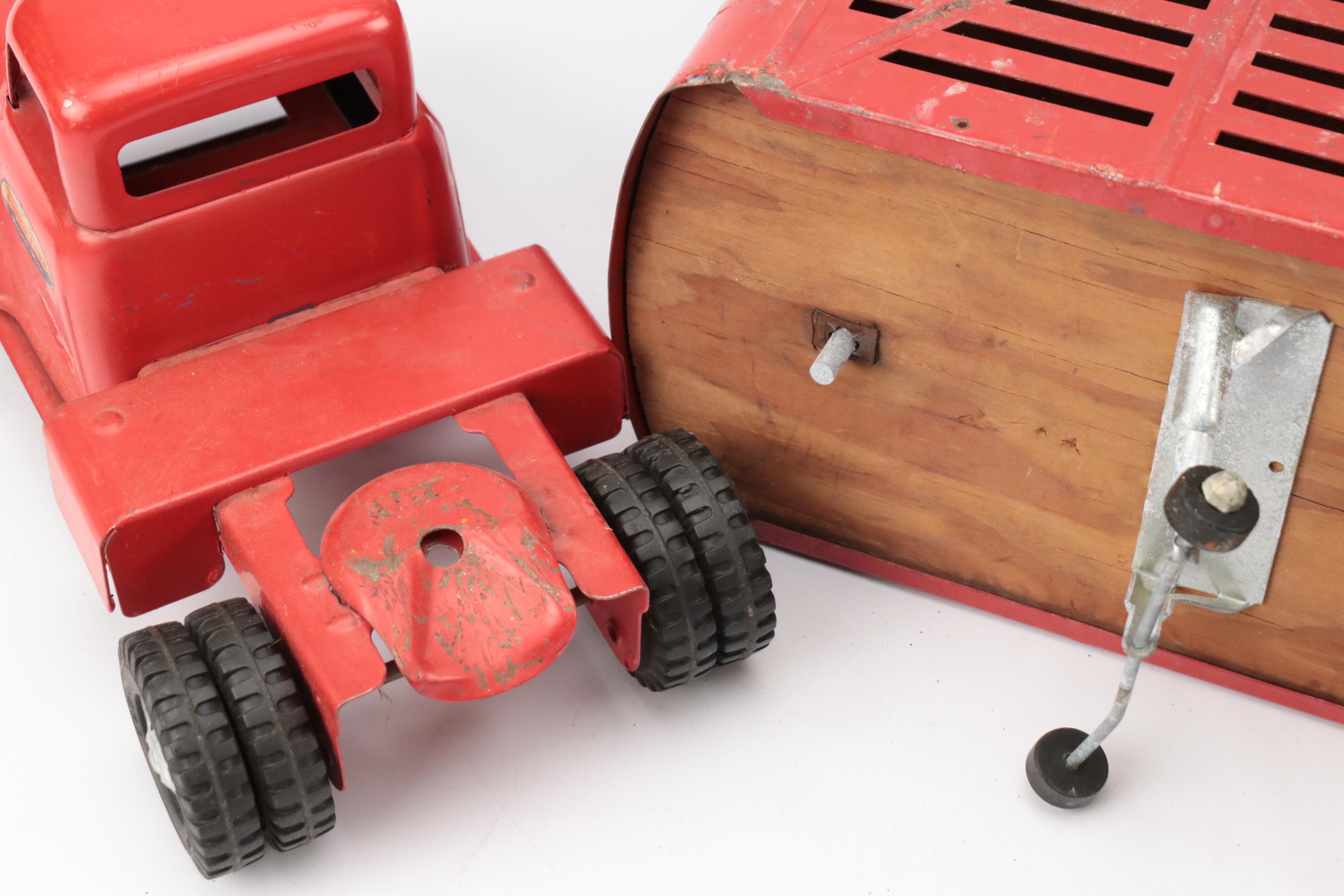 Tonka Toy Diecast Truck and Trailer Toys with Other Metal Toy Trailers