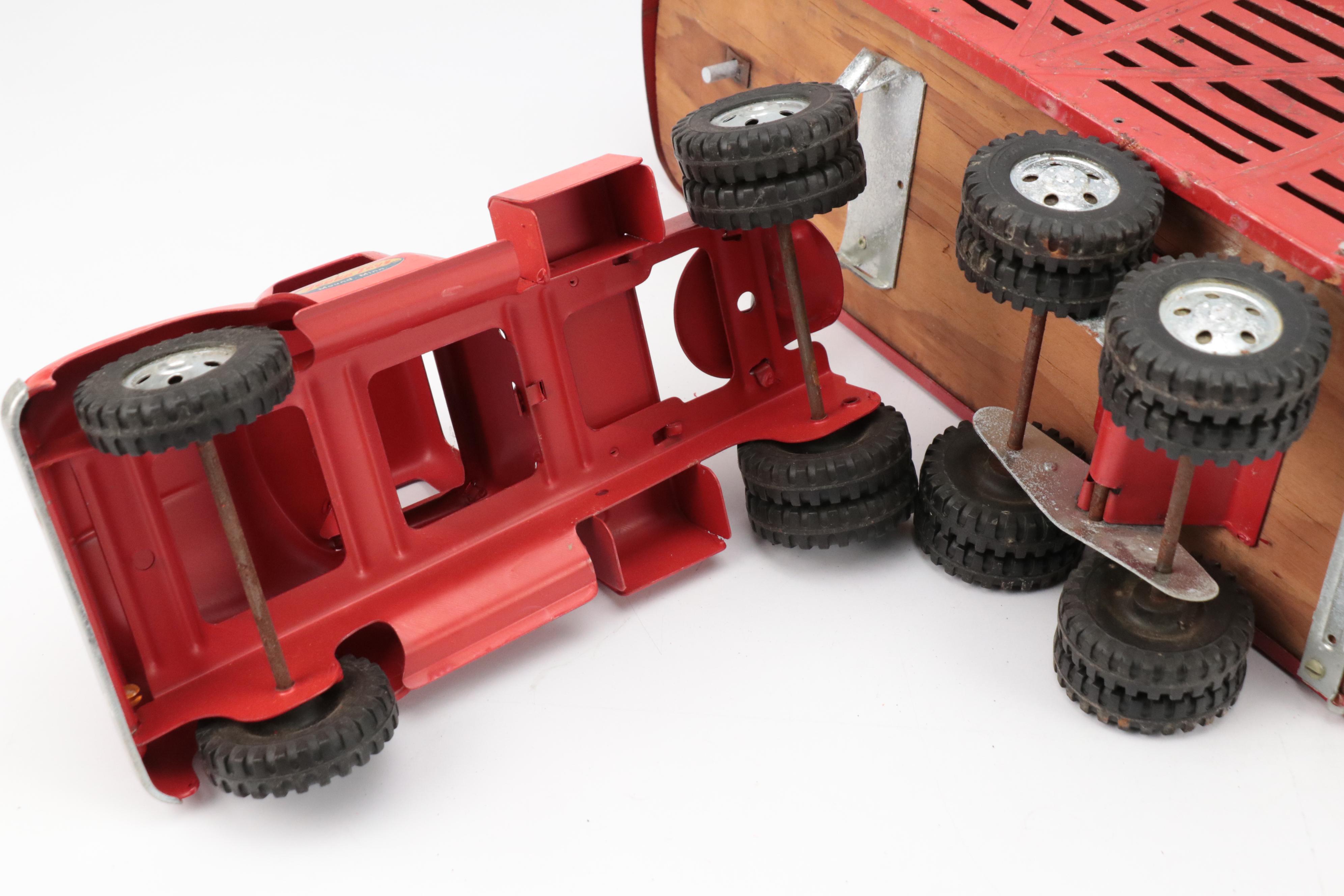 Tonka Toy Diecast Truck and Trailer Toys with Other Metal Toy Trailers