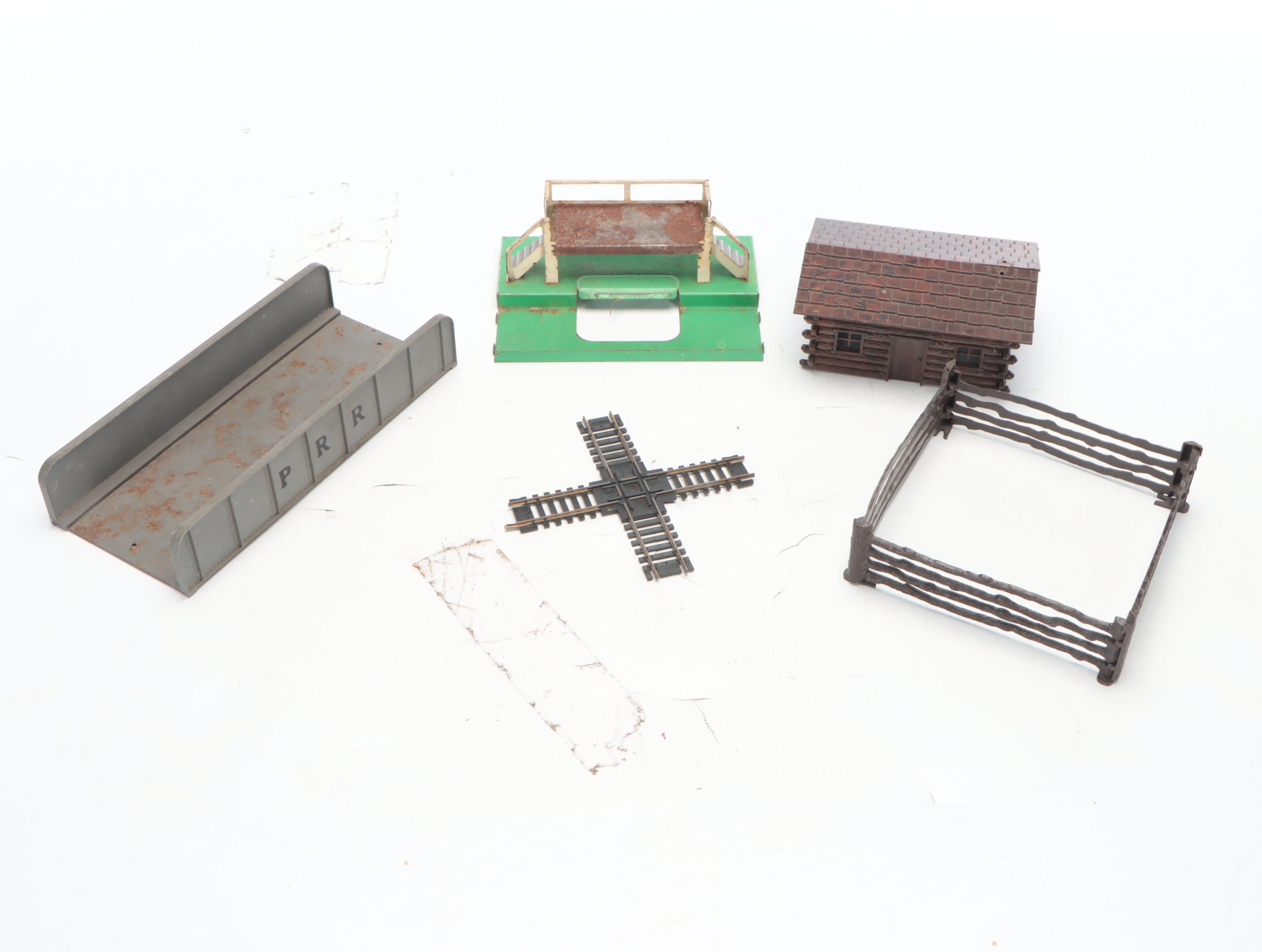 Lionel Corporation Model Train Scenery, Bridges, Signals, Controller and Patches