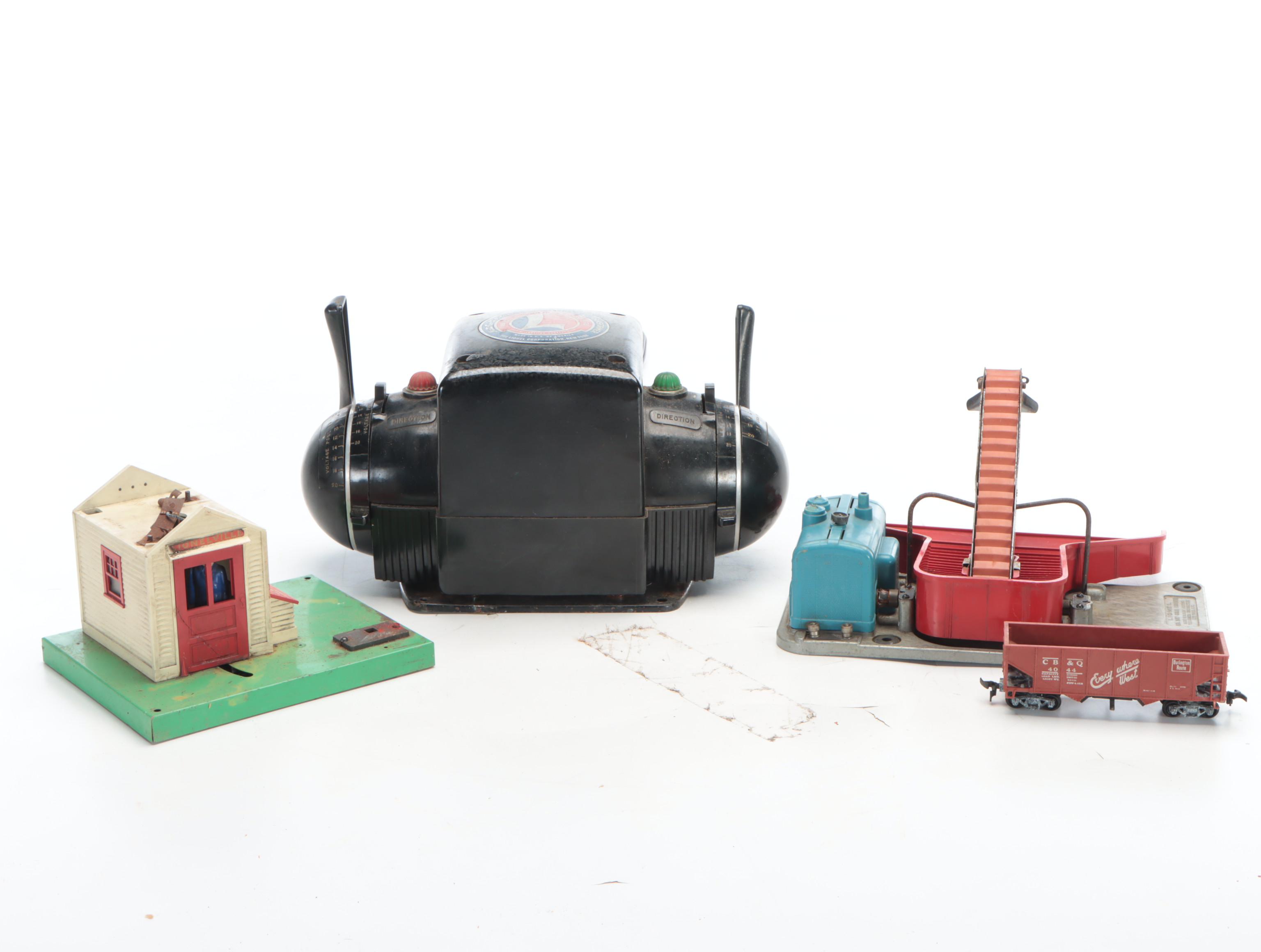 Lionel Corporation Model Train Scenery, Bridges, Signals, Controller and Patches