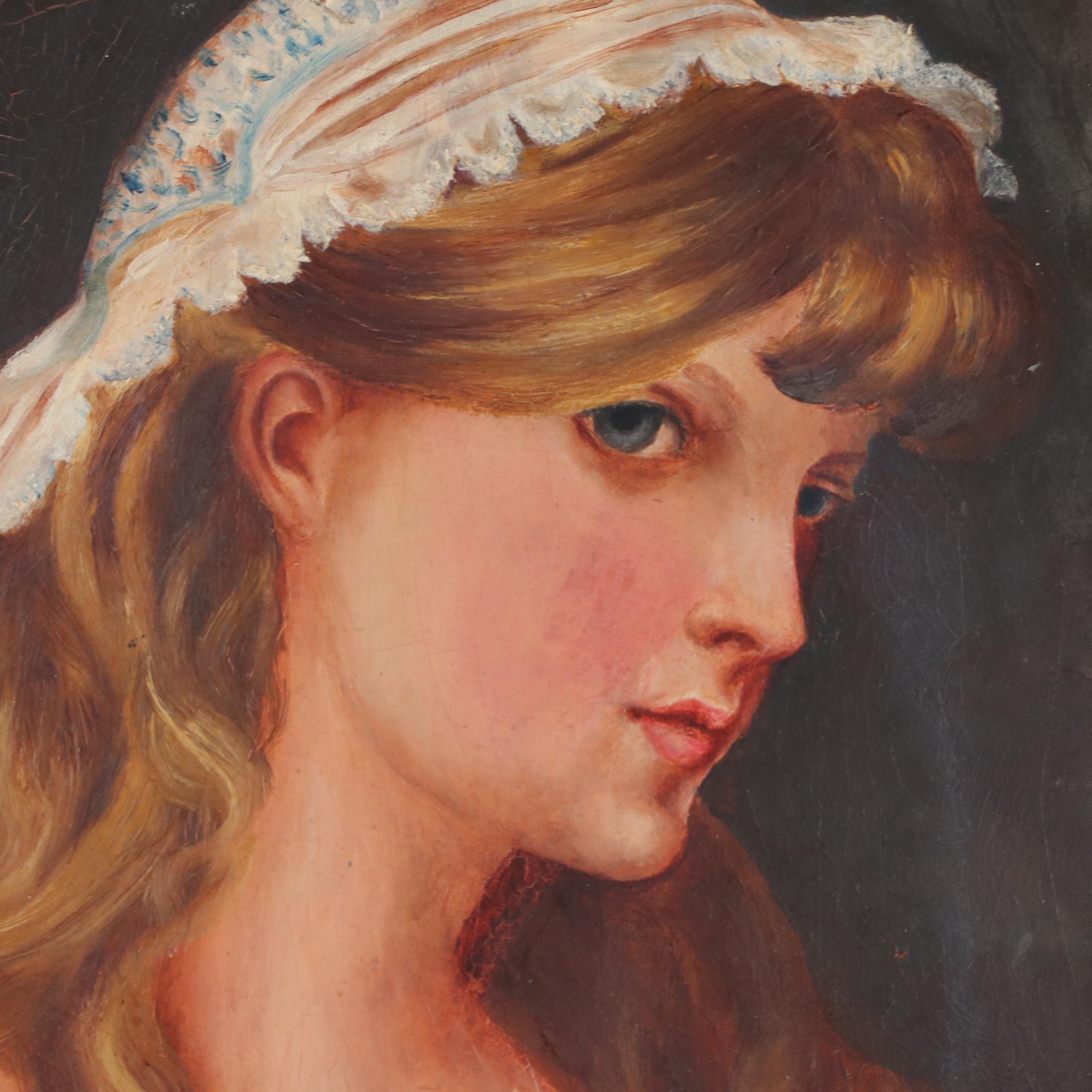 Portrait Oil Painting of Woman