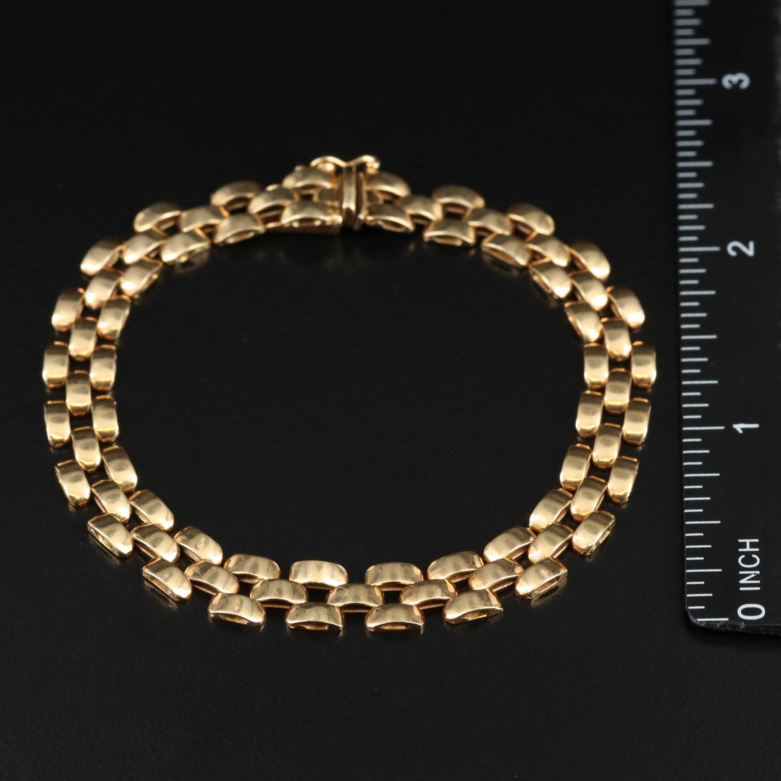 Italian 14K Link Bracelet