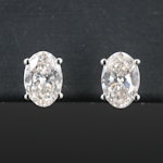 14K 2.32 CTW Lab Grown Diamond Stud Earrings