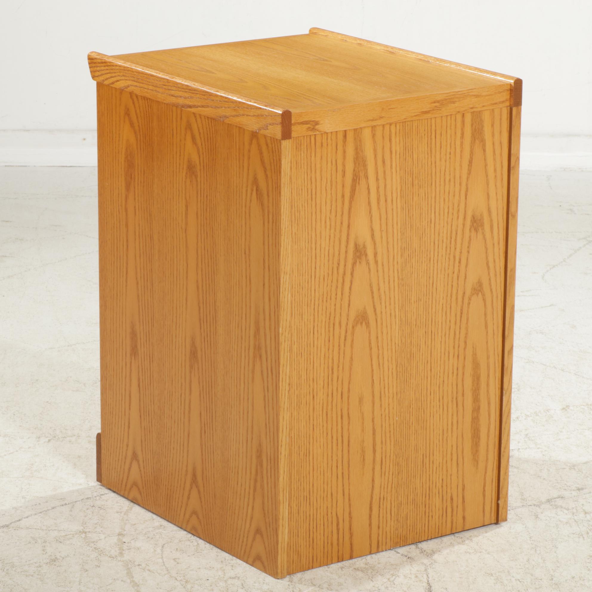 Winners Only Oak Two-Drawer File Cabinet