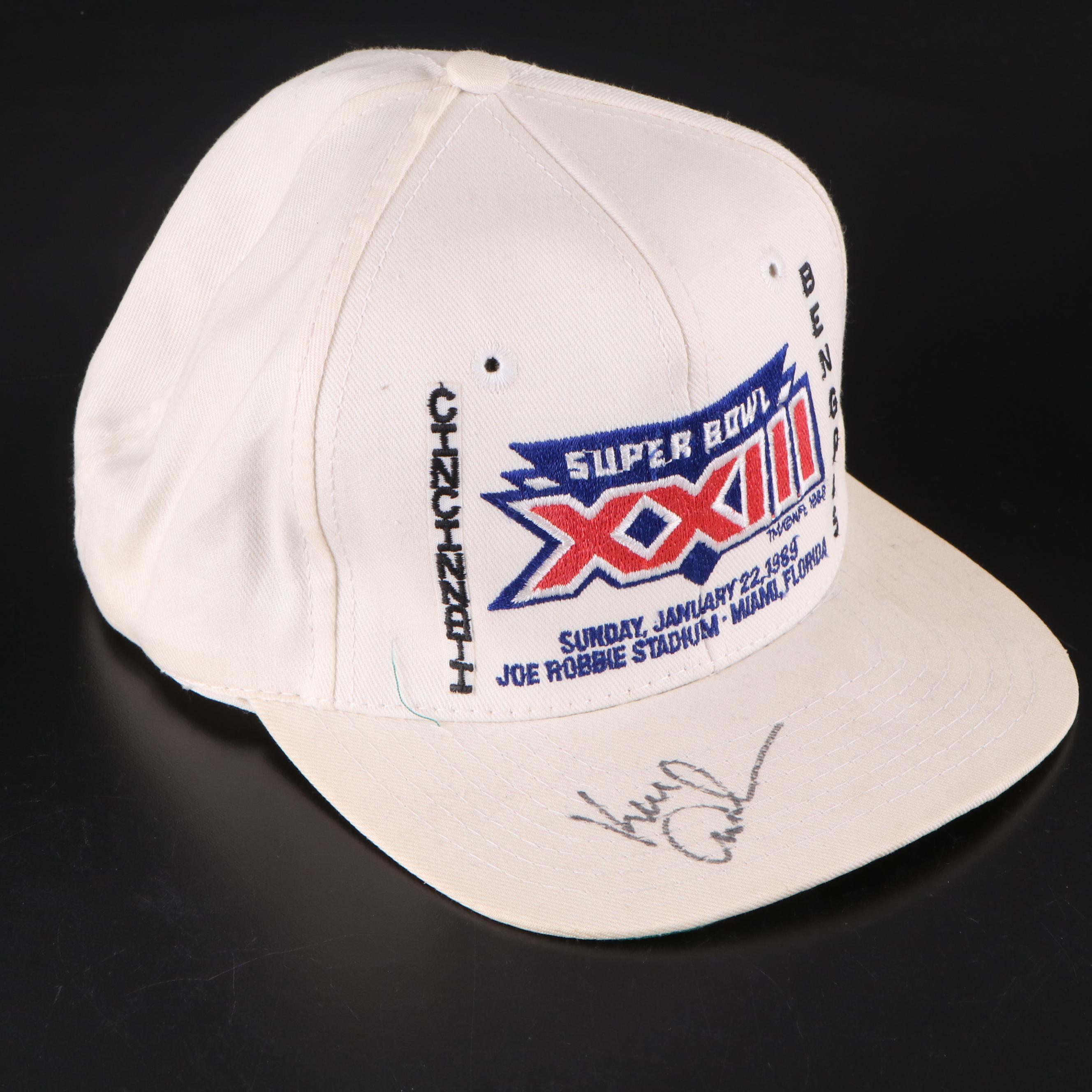 Ken Anderson Signed Cincinnati Bengals Super Bowl XXIII Football Hat