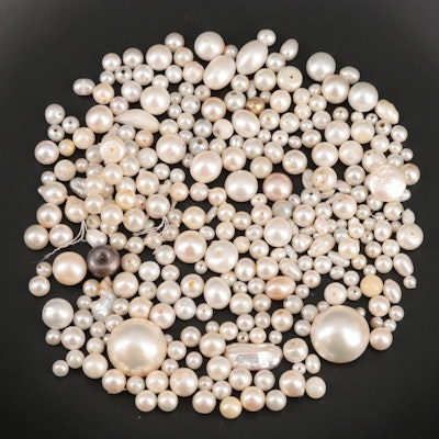 Loose Pearl and Faux Pearl Lot