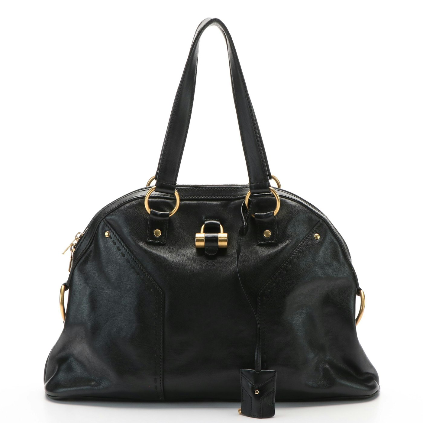 Yves Saint Laurent YSL Muse Black Leather Bag | EBTH