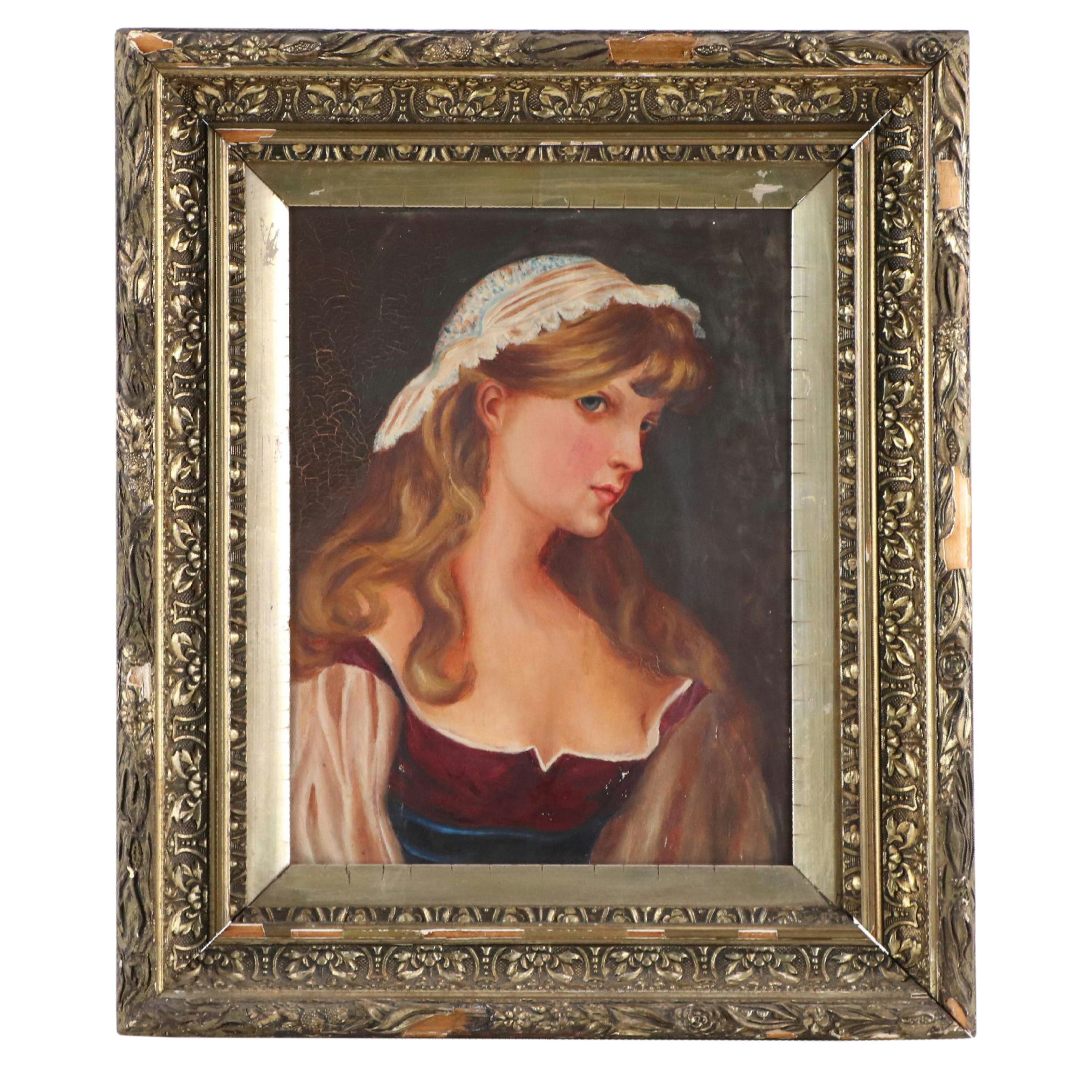 Portrait Oil Painting of Woman