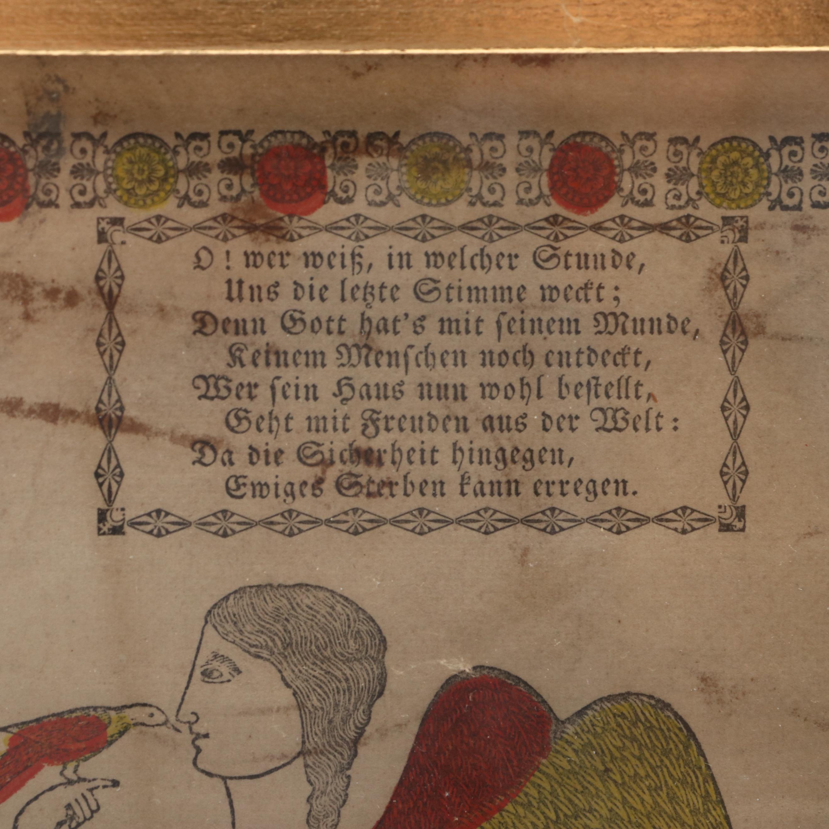 Pennsylvania Dutch Birth Certificate, 1833