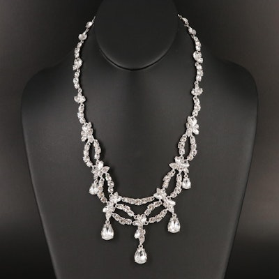 Givenchy Crystal Fringe Necklace