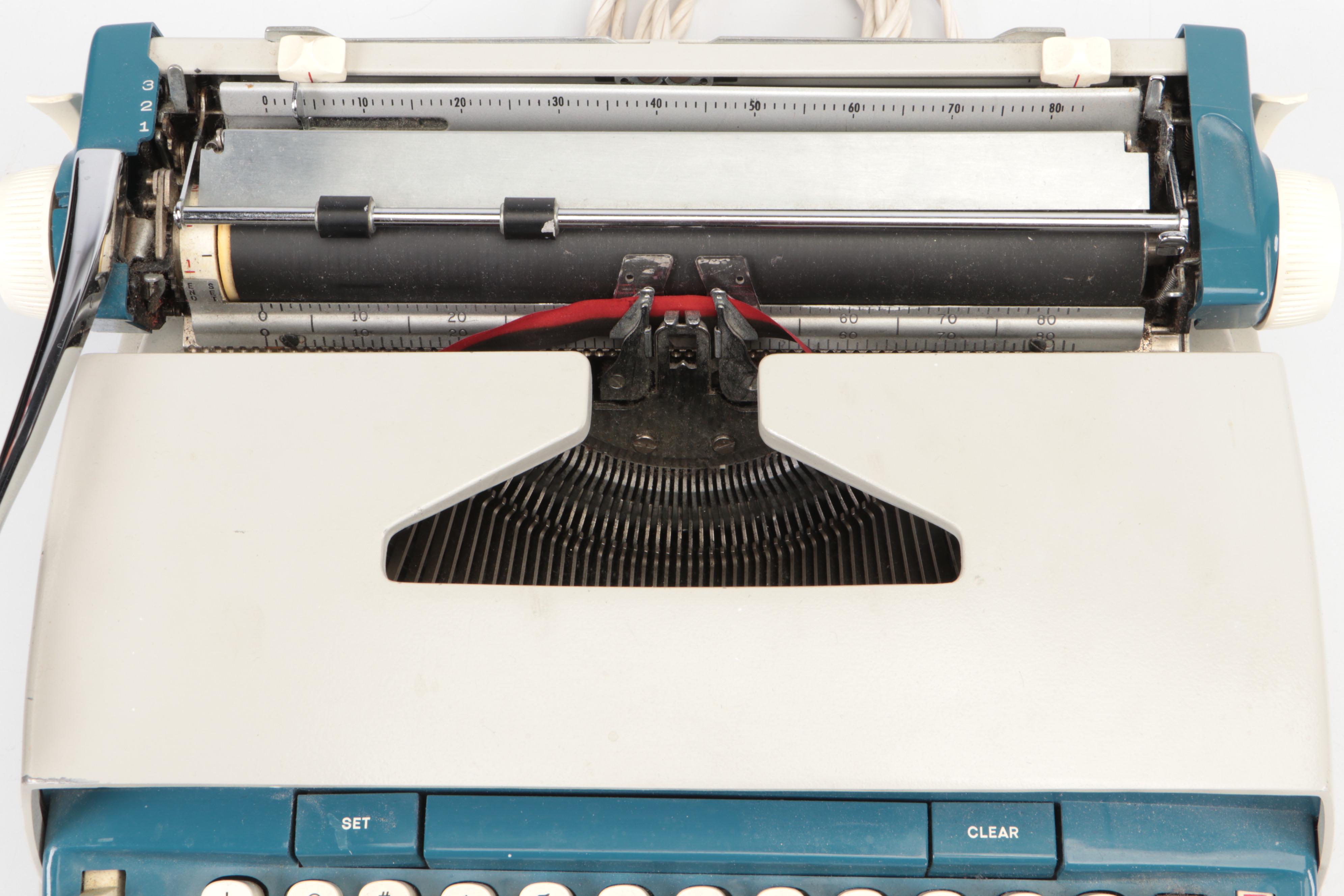 Smith Corona "Corona Seventy" Electric Typewriter with Case, 1970s