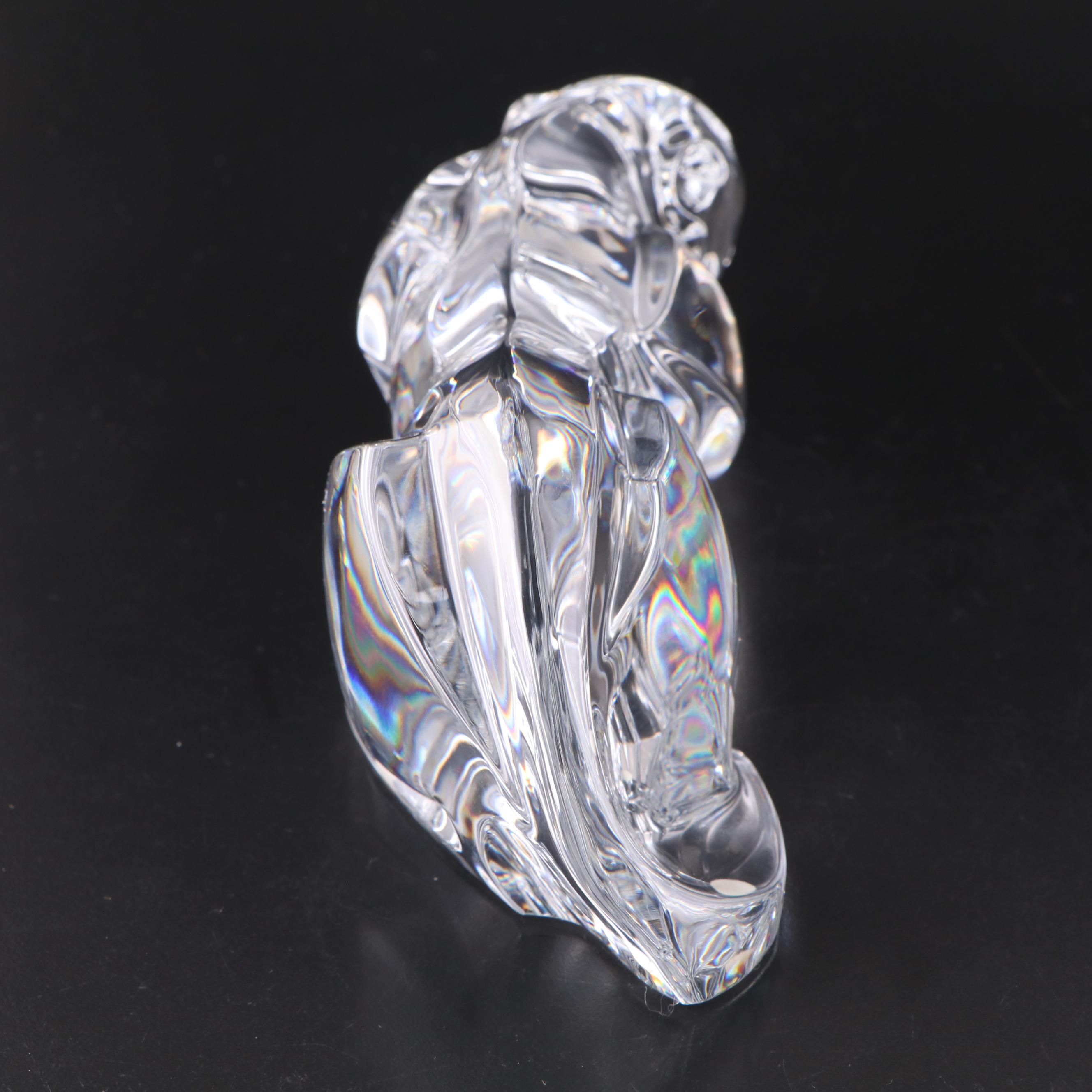 Baccarat "Stalking Panther" Crystal Figurine