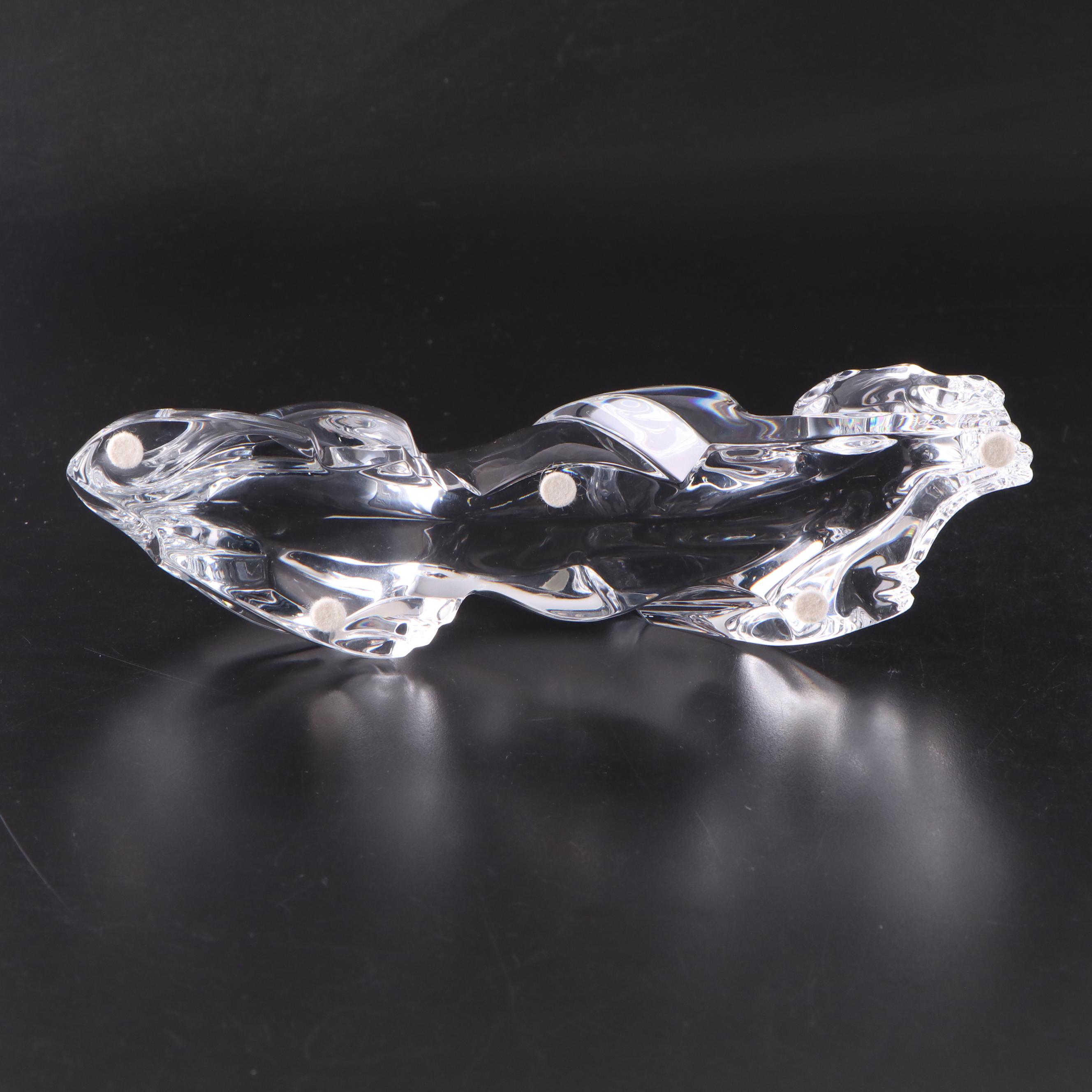 Baccarat "Stalking Panther" Crystal Figurine