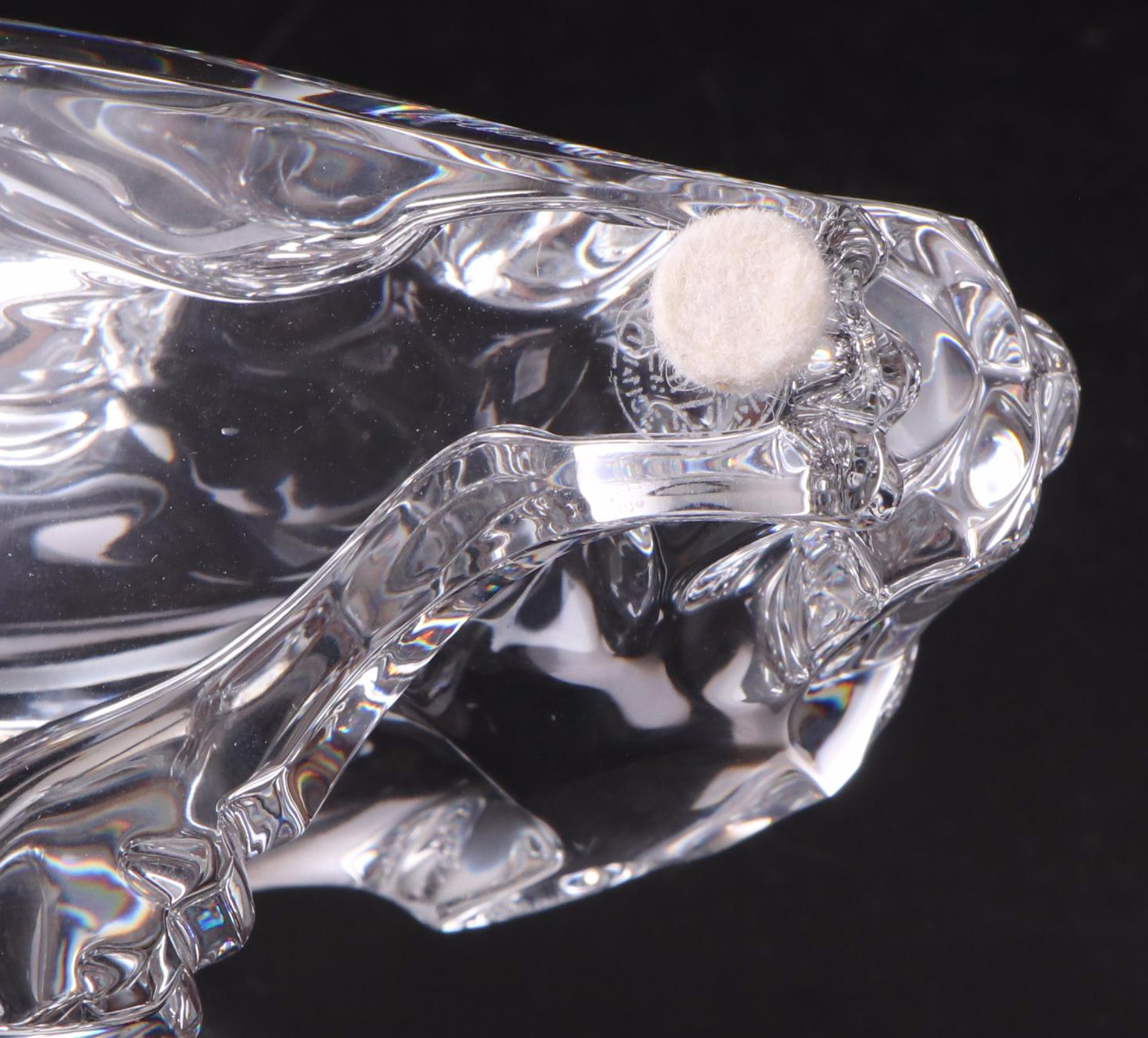 Baccarat "Stalking Panther" Crystal Figurine