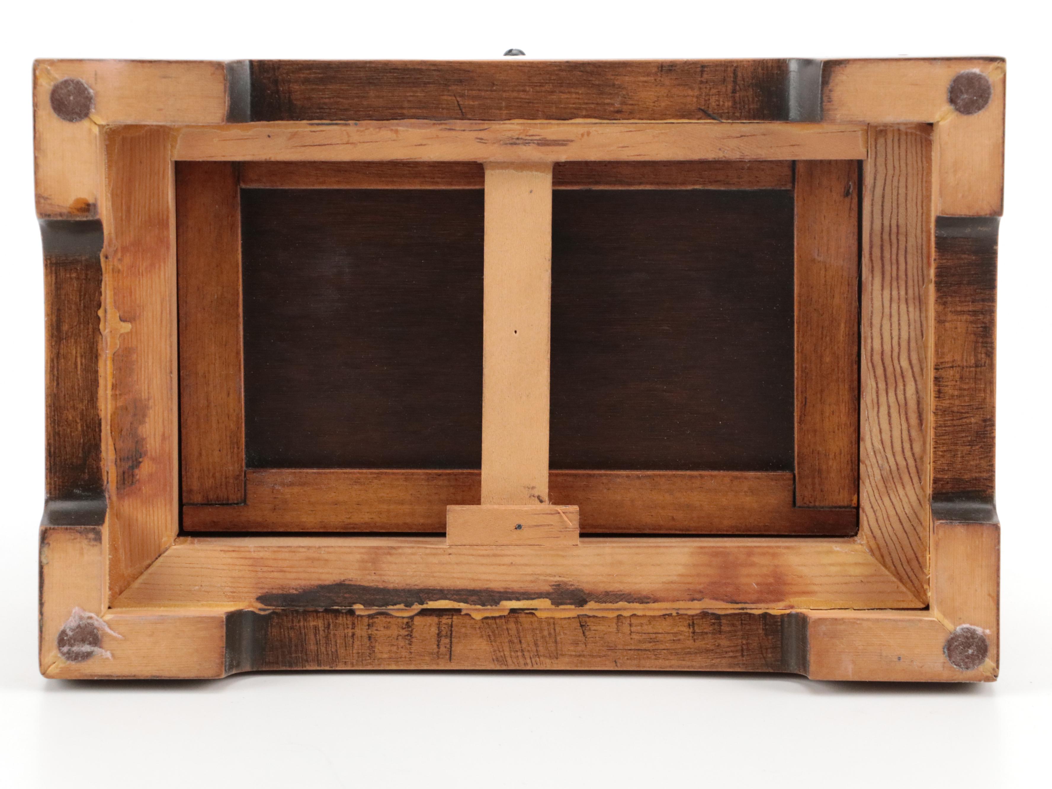 Handmade Wooden Keepsake Boxes with Ceramic Knobs