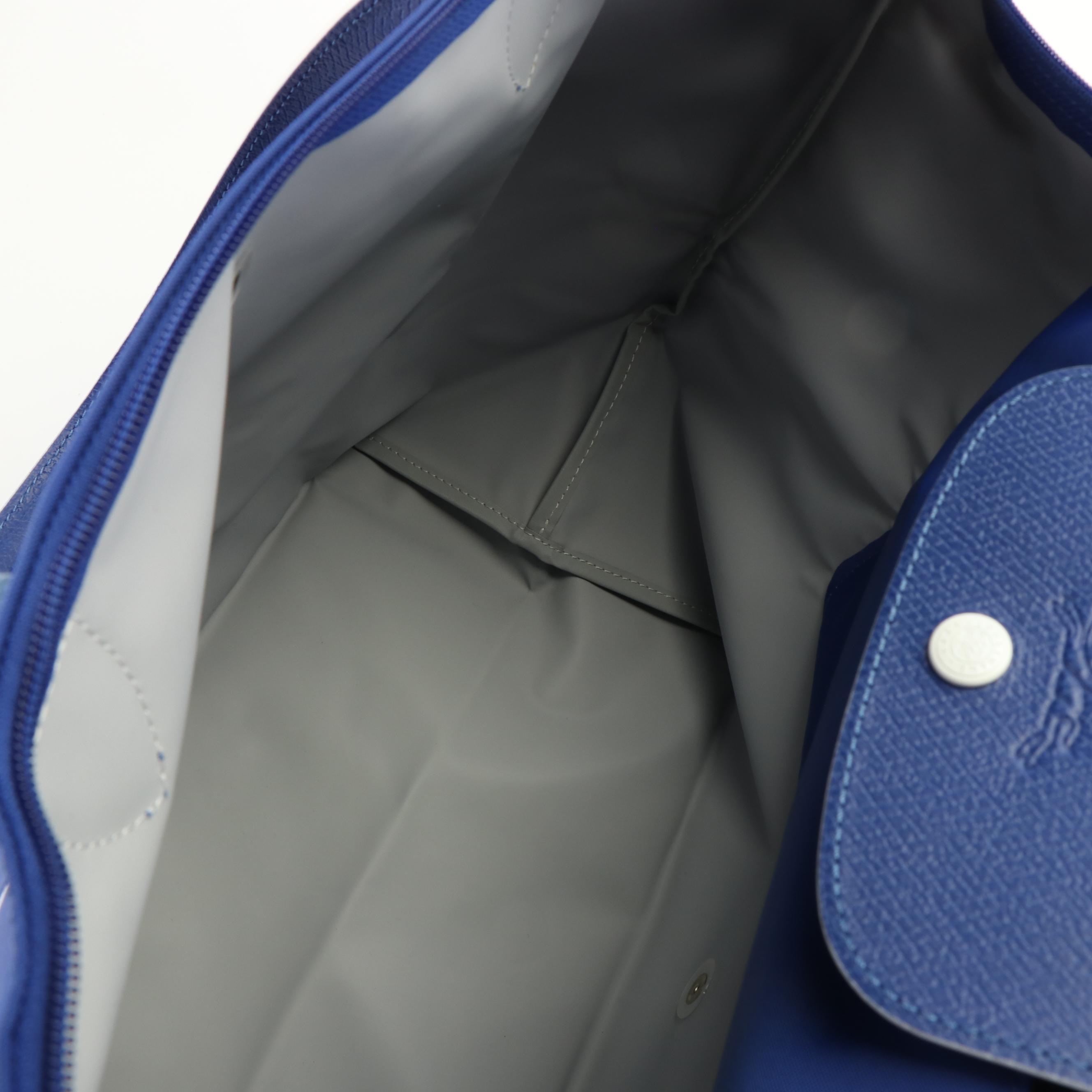 Longchamp Le Pliage Club Tote in Blue Nylon