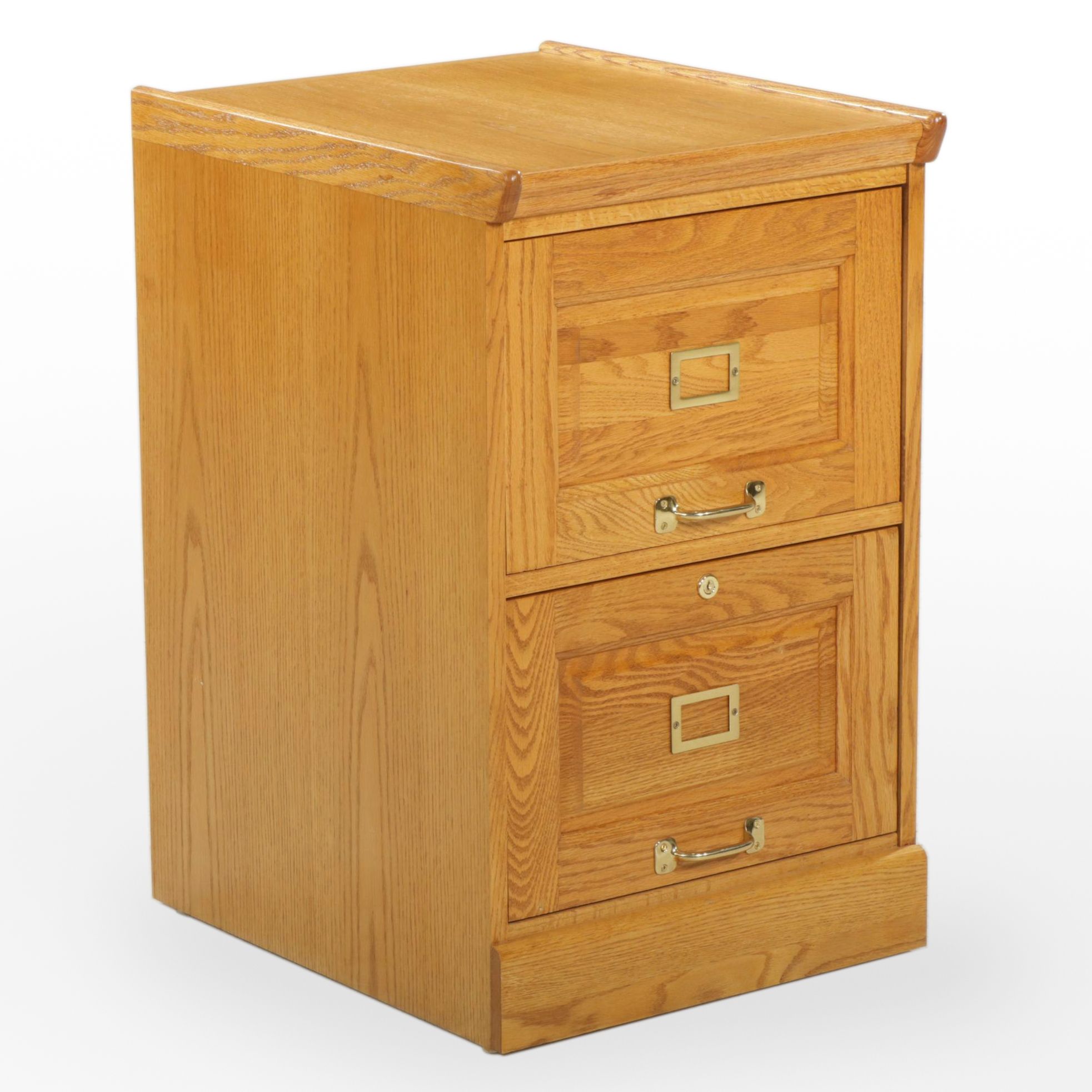 Winners Only Oak Two-Drawer File Cabinet