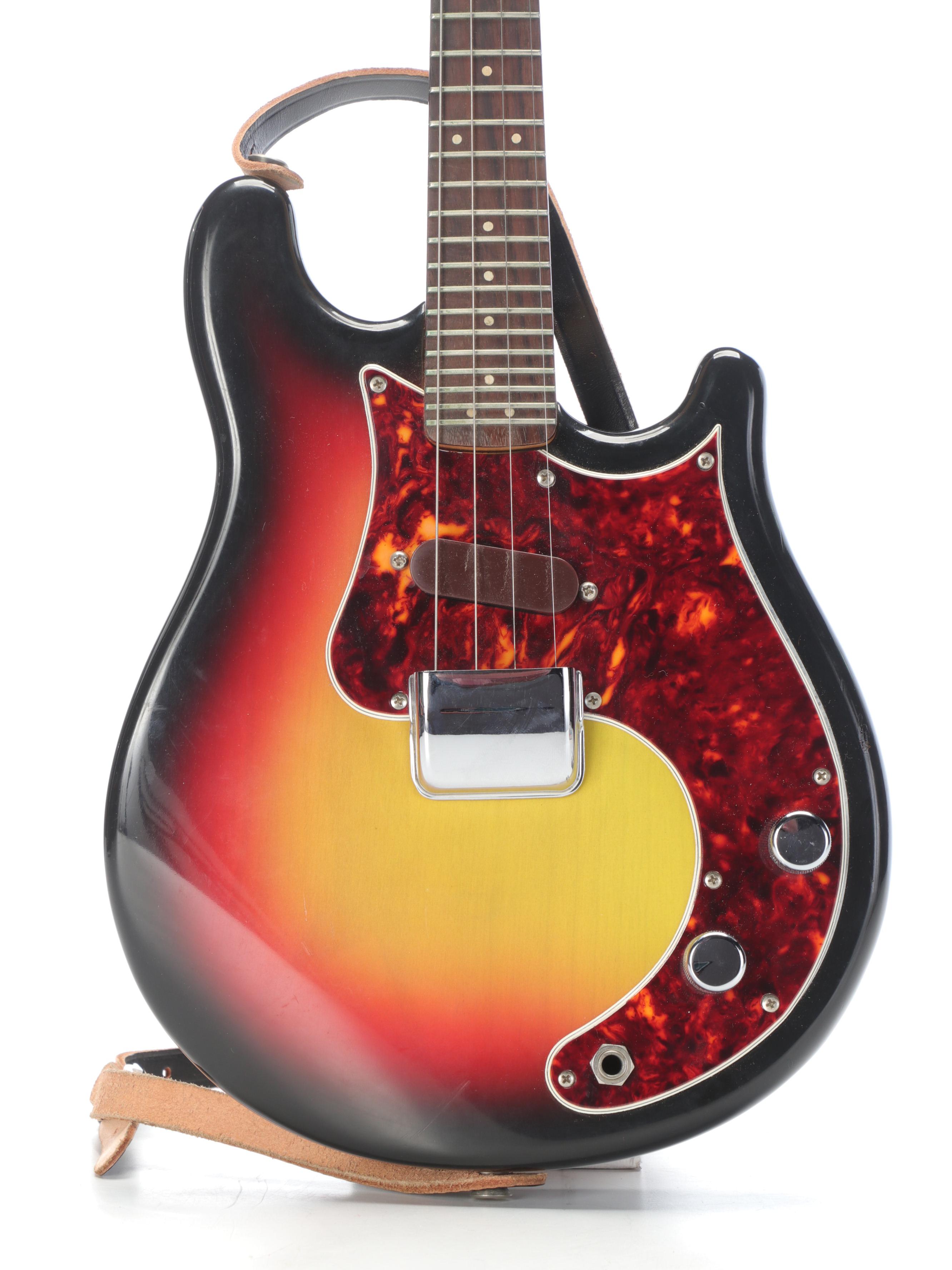 Fender Sunburst Mandocaster Electric Mandolin With Hardshell Travel Case