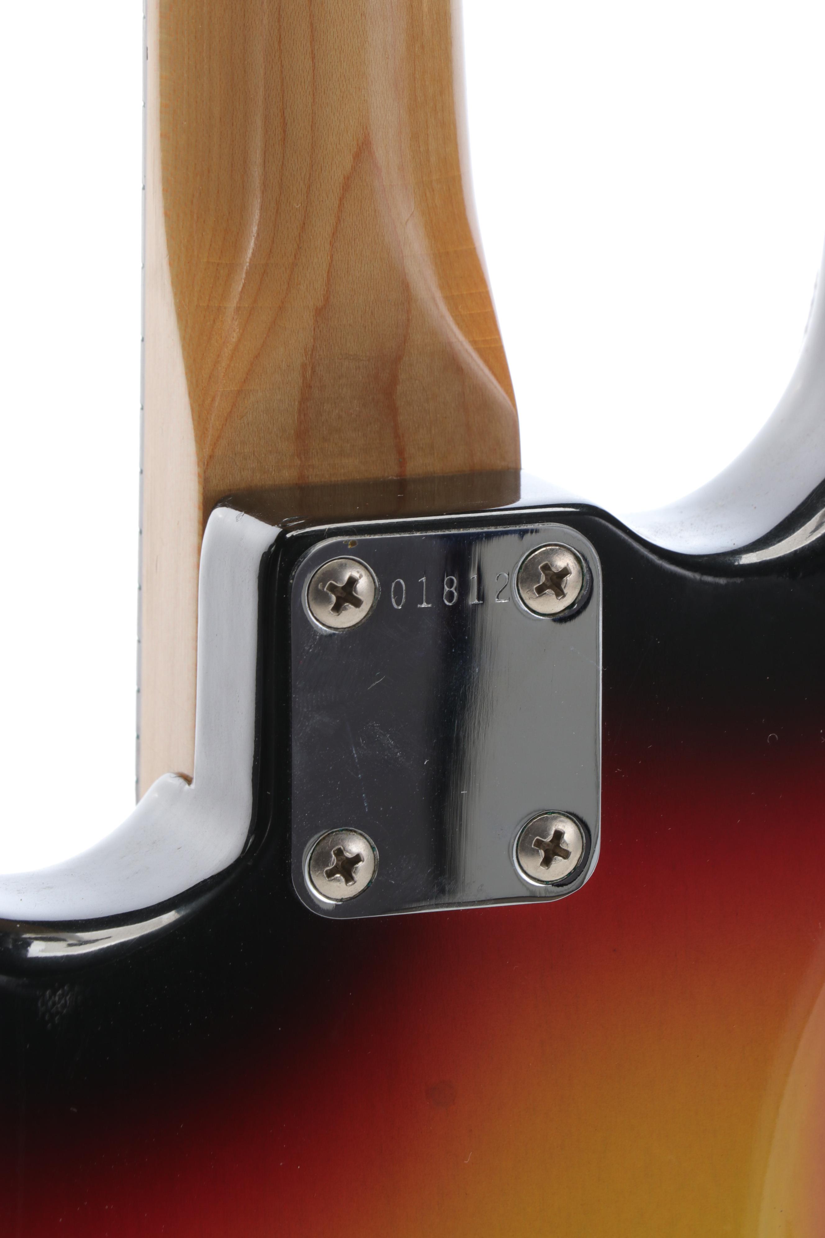 Fender Sunburst Mandocaster Electric Mandolin With Hardshell Travel Case