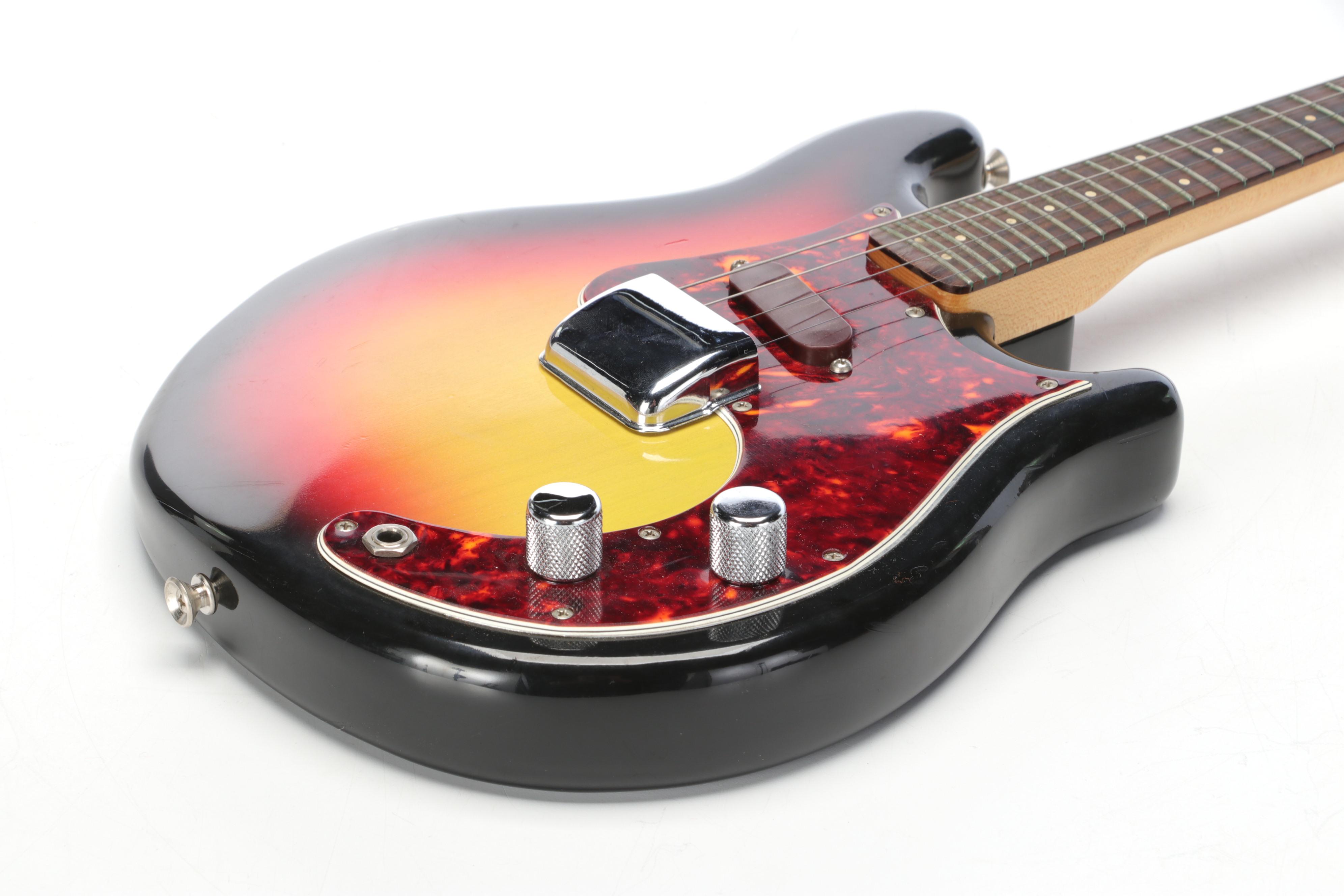 Fender Sunburst Mandocaster Electric Mandolin With Hardshell Travel Case