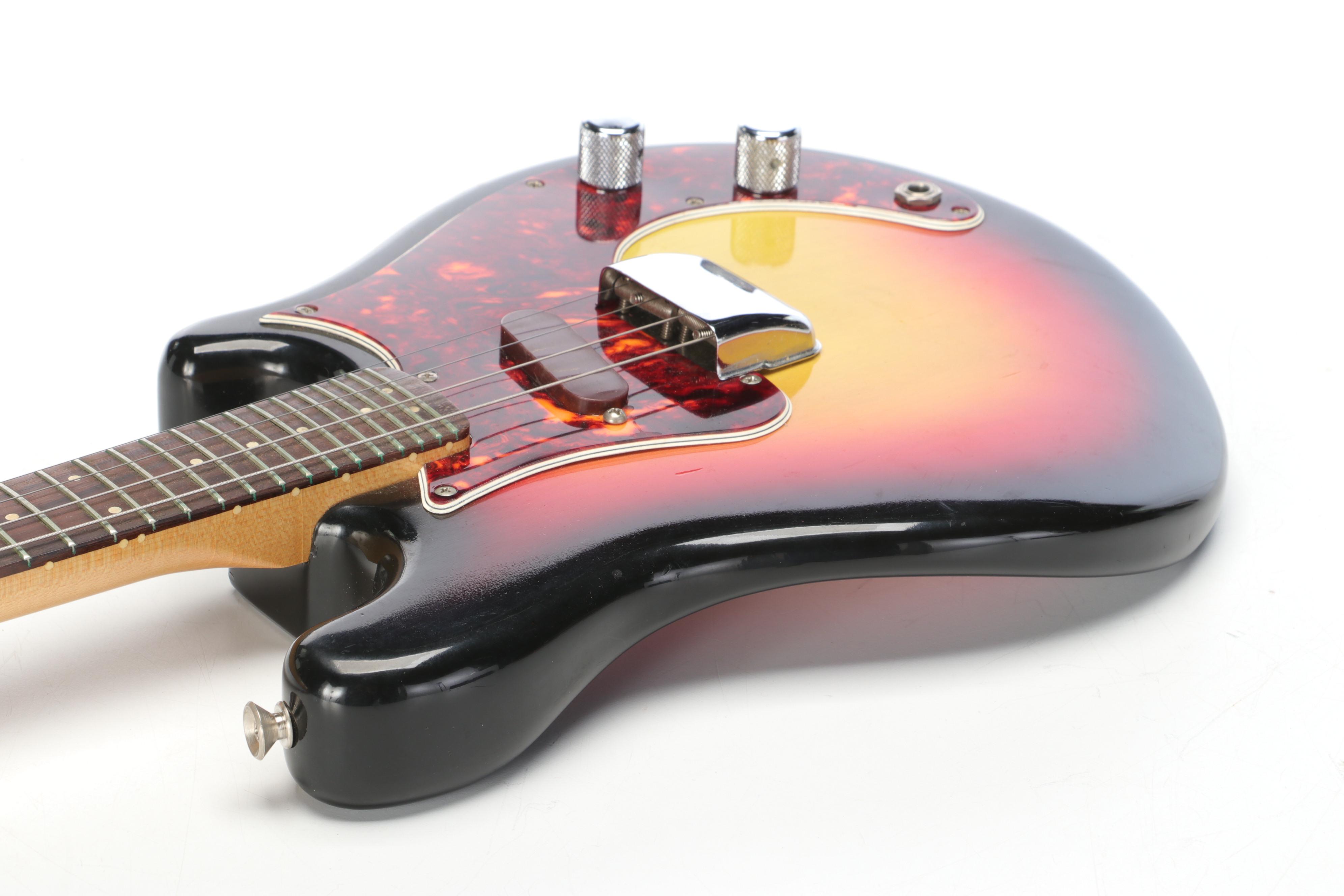 Fender Sunburst Mandocaster Electric Mandolin With Hardshell Travel Case