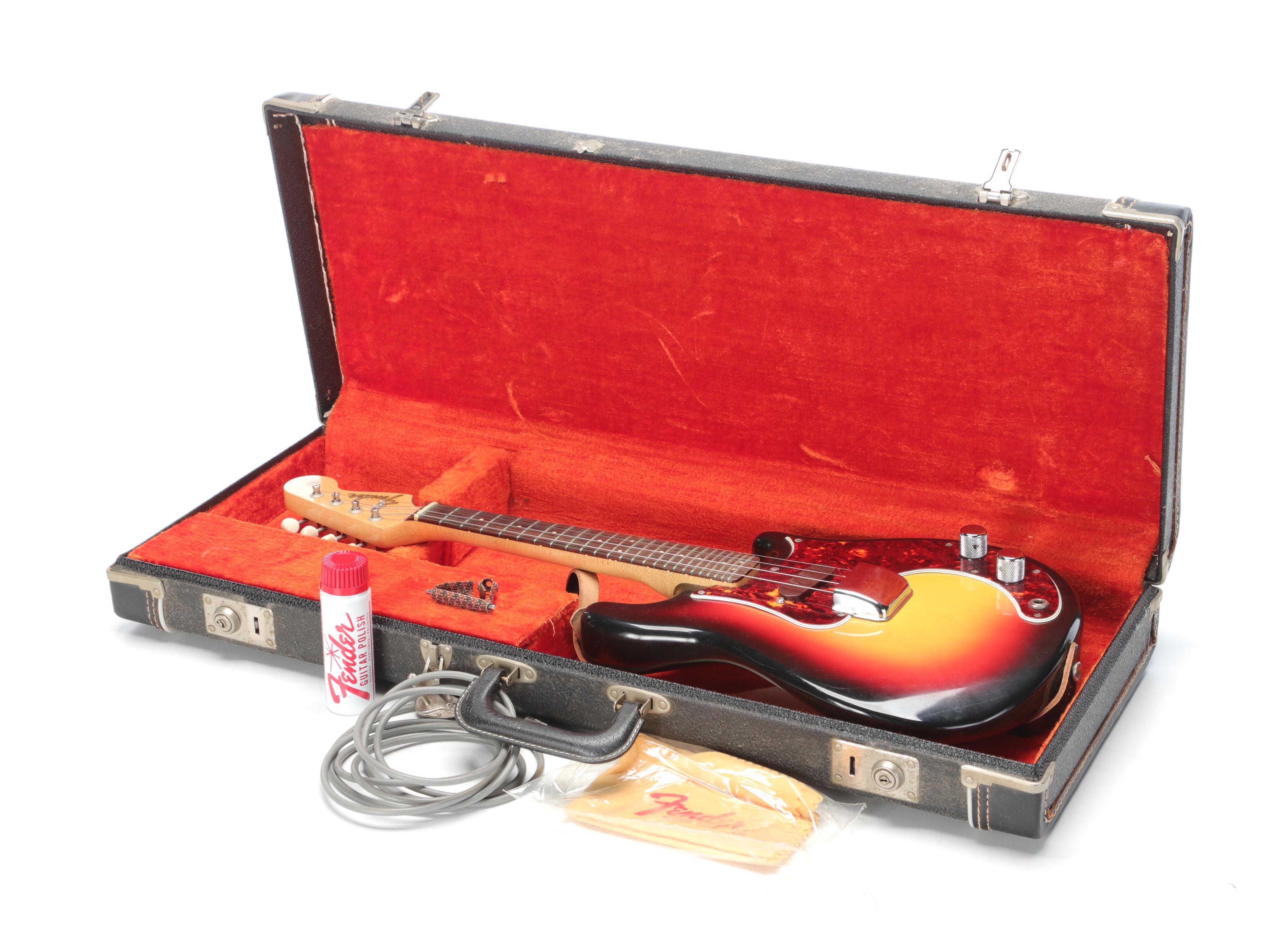 Fender Sunburst Mandocaster Electric Mandolin With Hardshell Travel Case