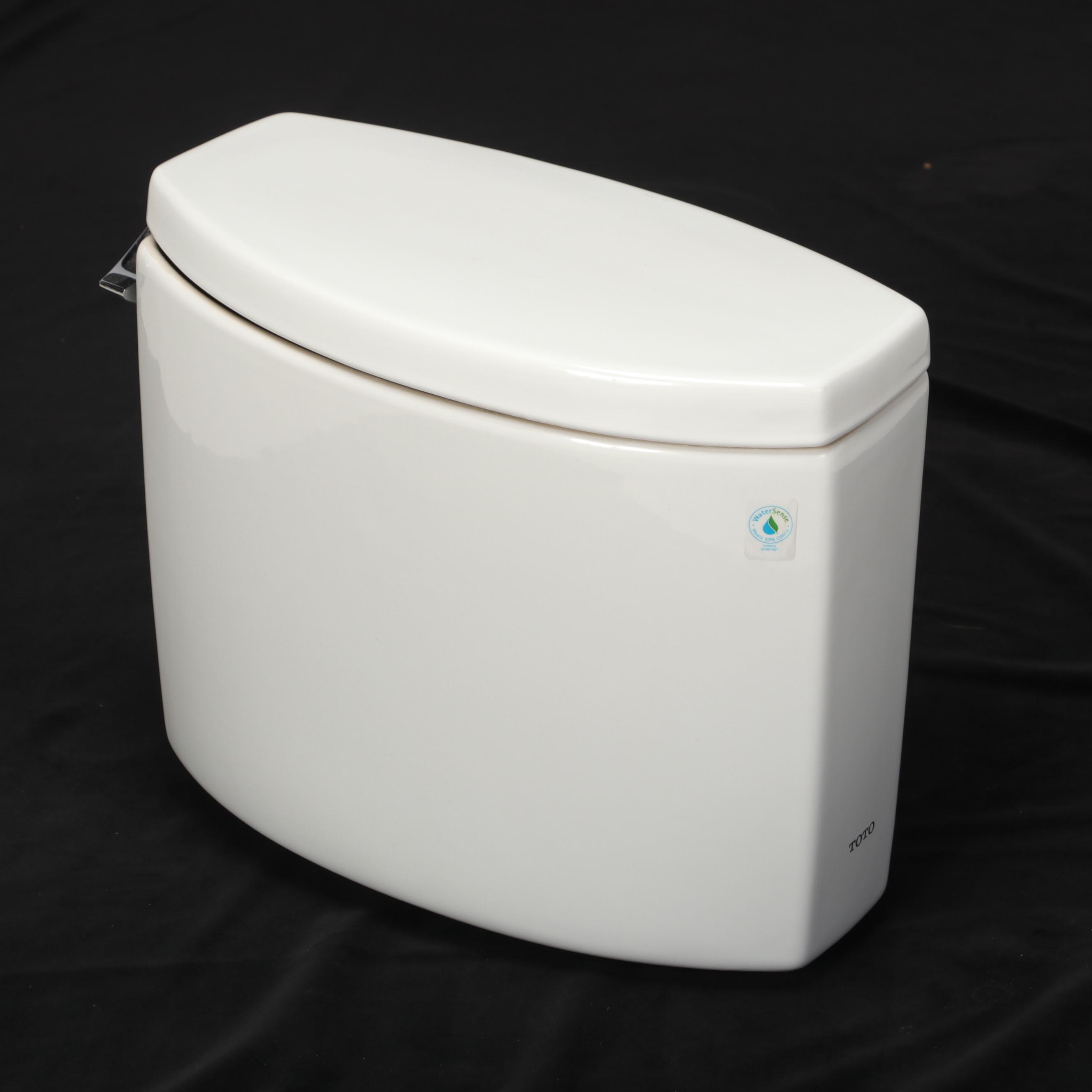 Toto White Porcelain Toilet with Toto Bidet Attachment