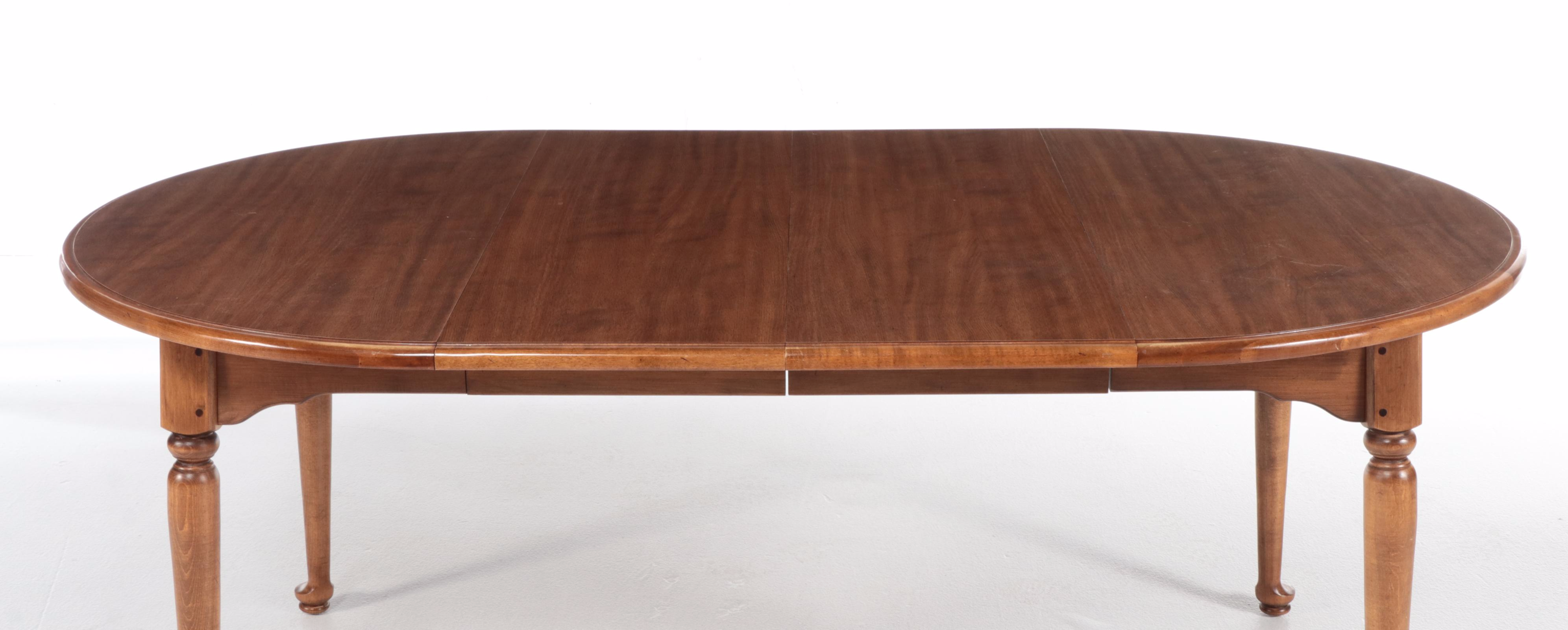 Ethan Allen Queen Anne Style Dining Table and Chairs