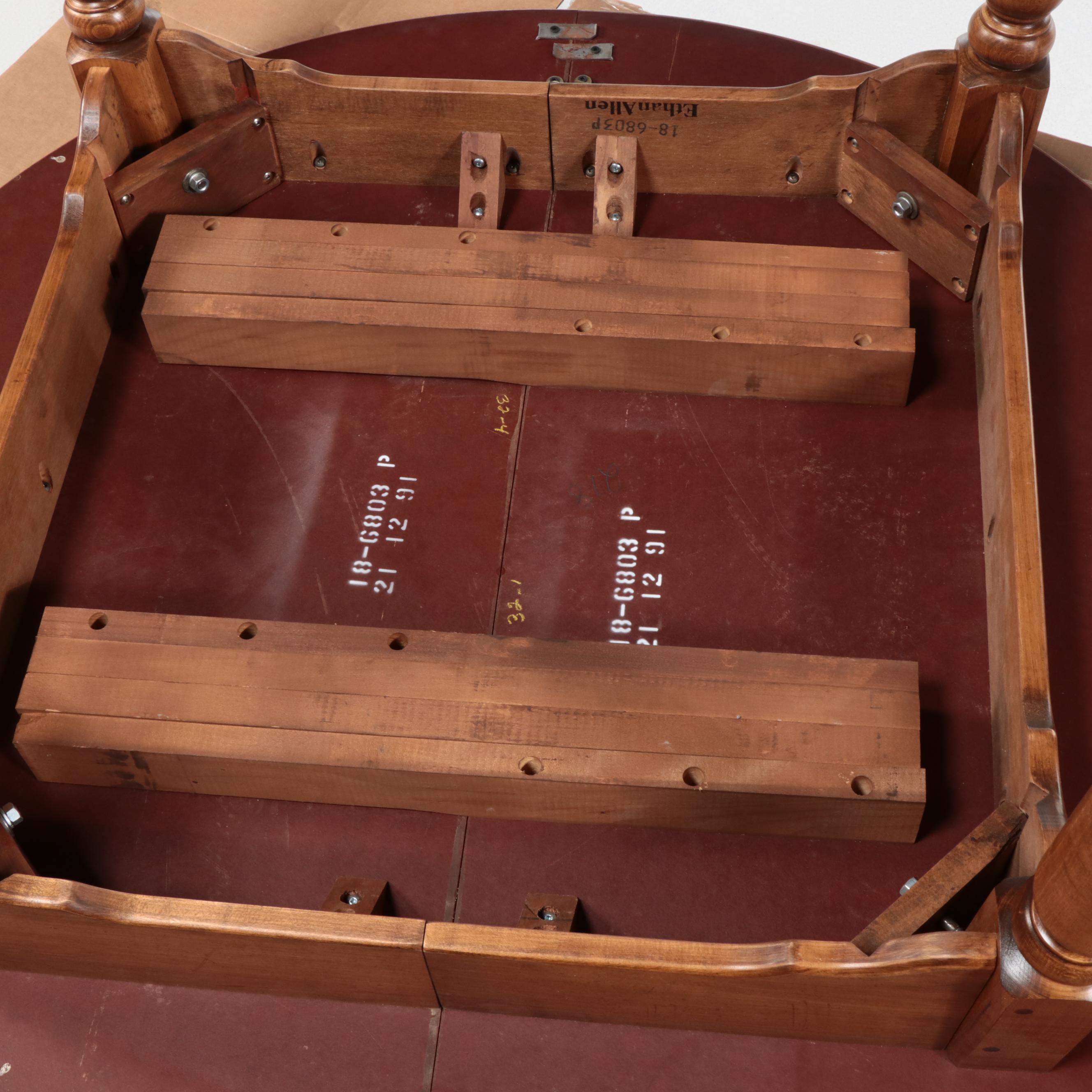 Ethan Allen Queen Anne Style Dining Table and Chairs