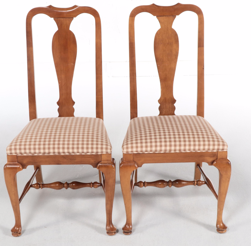 Ethan Allen Queen Anne Style Dining Table and Chairs | EBTH
