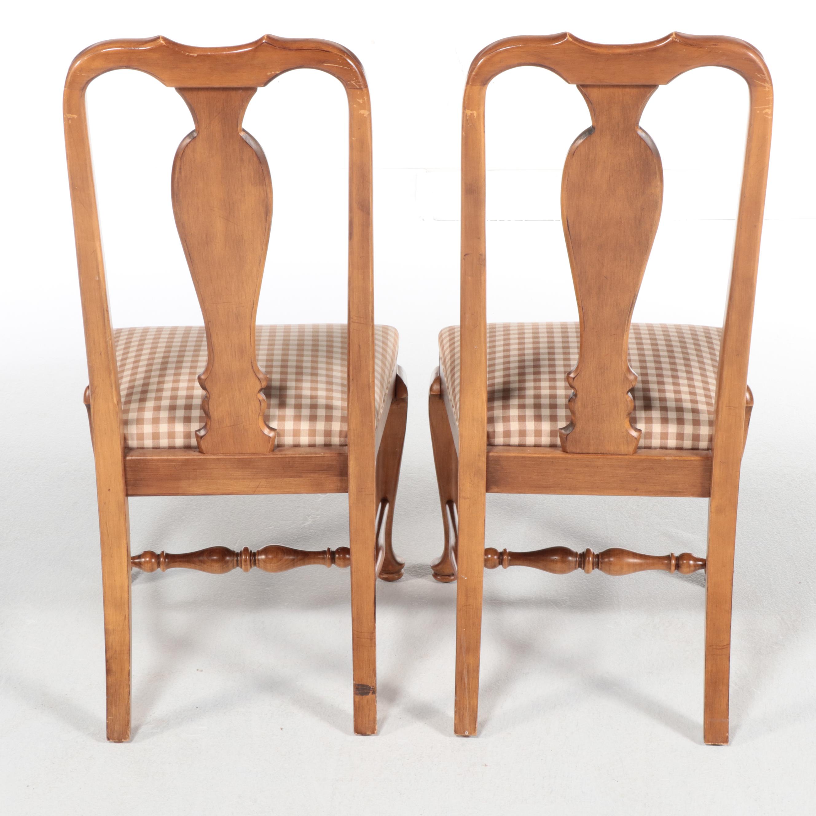 Ethan Allen Queen Anne Style Dining Table and Chairs